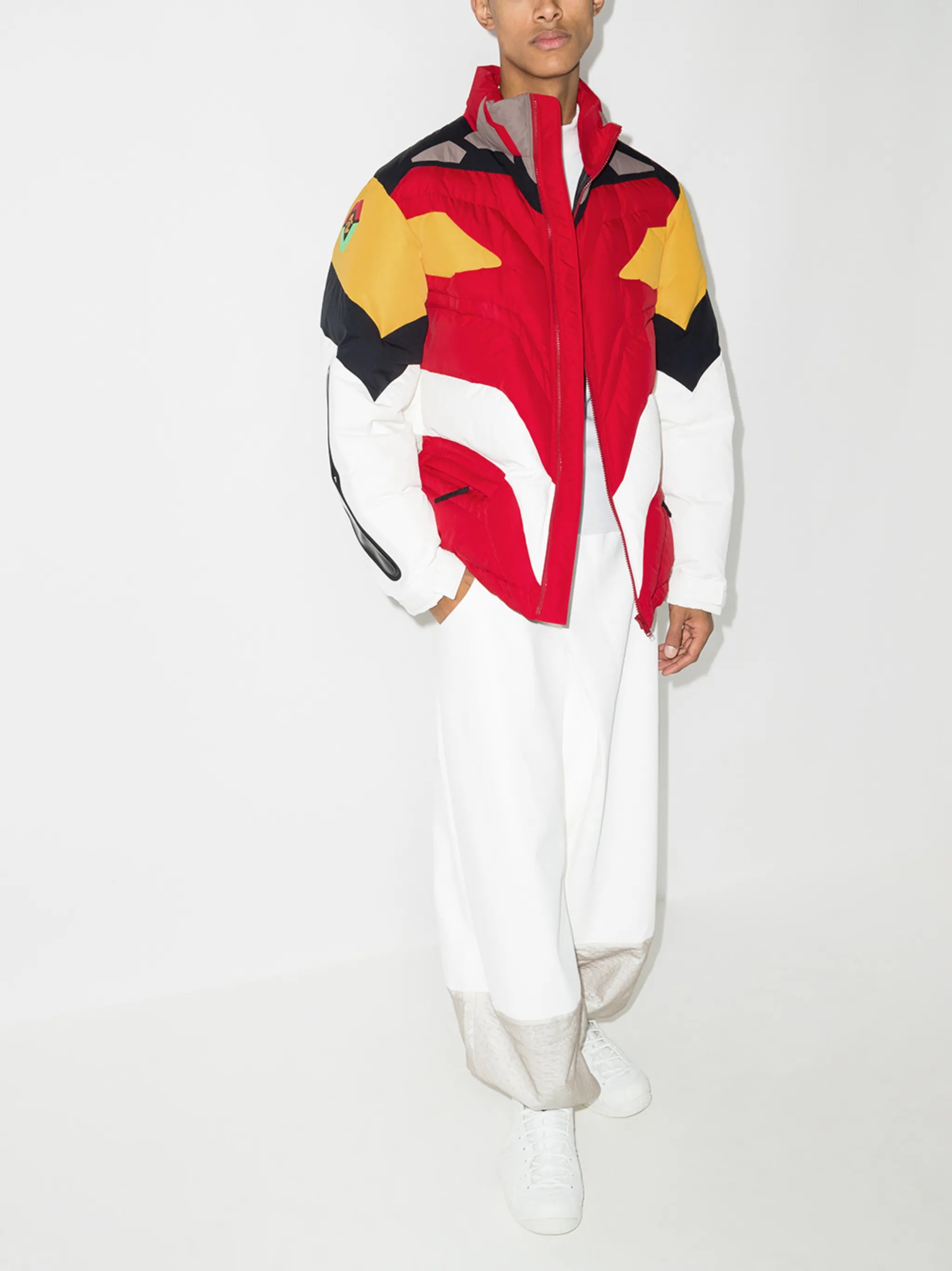 x Evangelion padded puffer jacket
