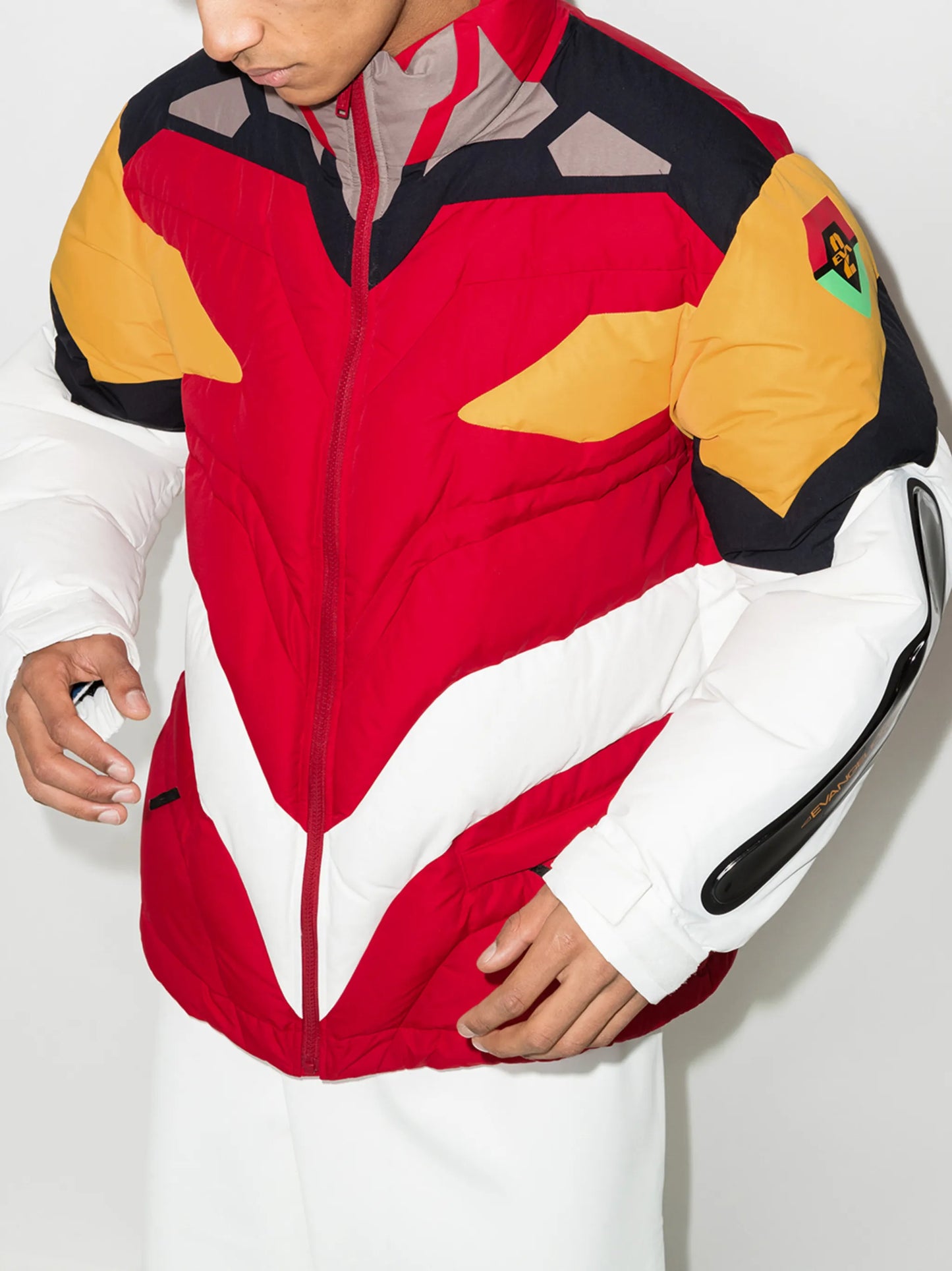 x Evangelion padded puffer jacket