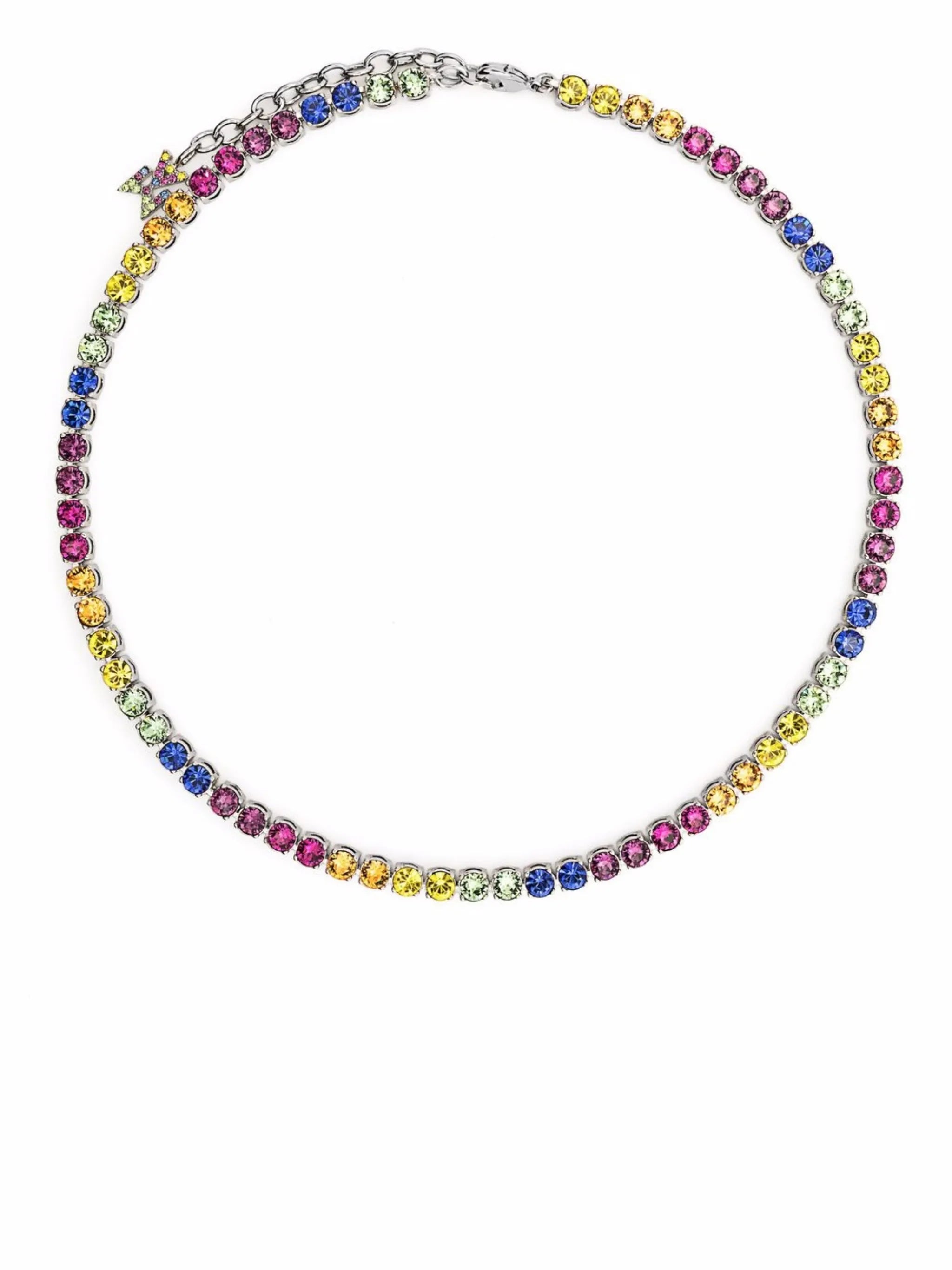 tennis rainbow necklace
