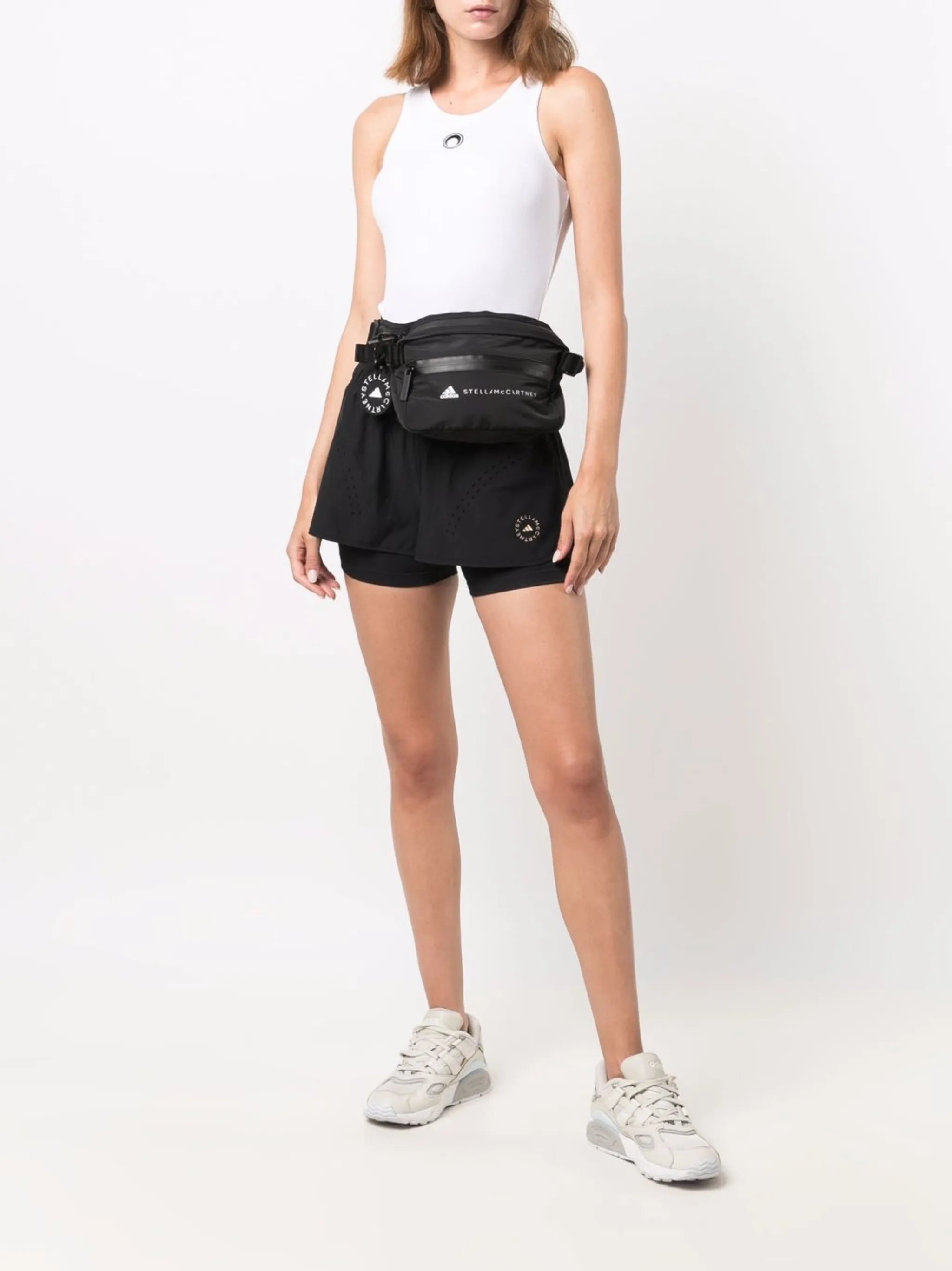 logo-print belt bag