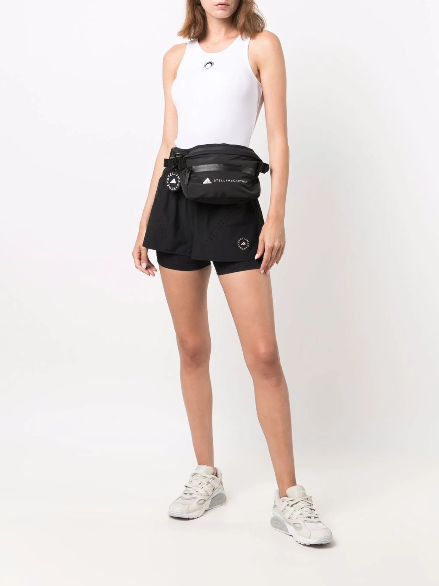 logo-print belt bag