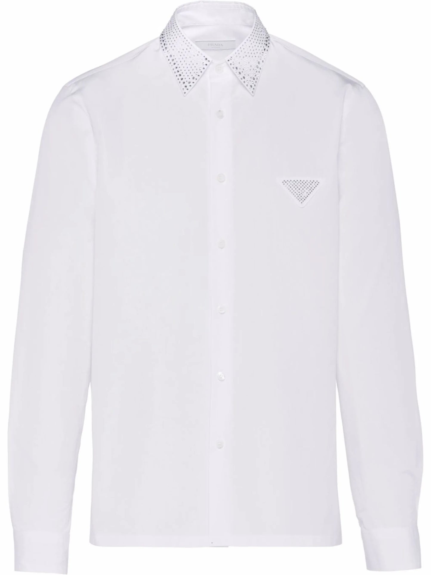 stud-embellished shirt