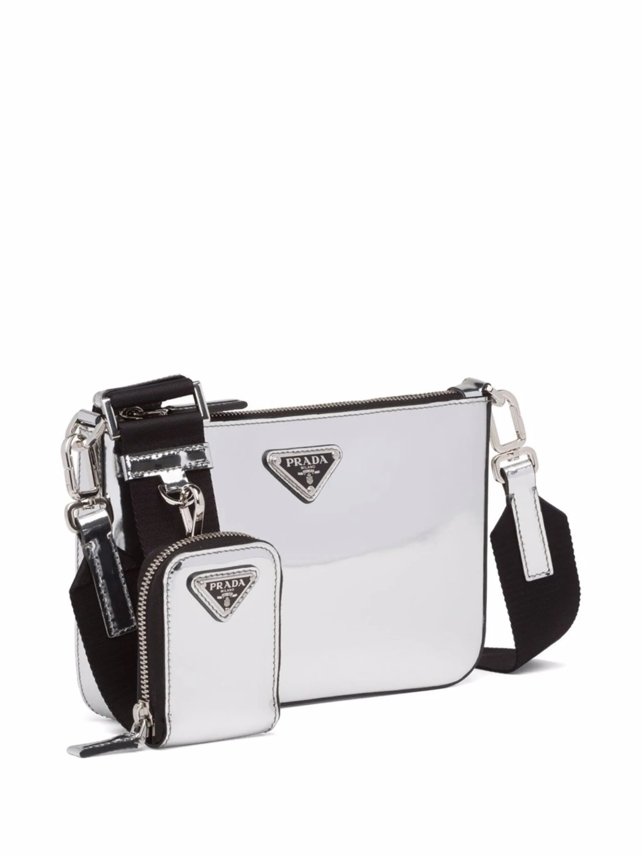 logo-plaque shoulder bag