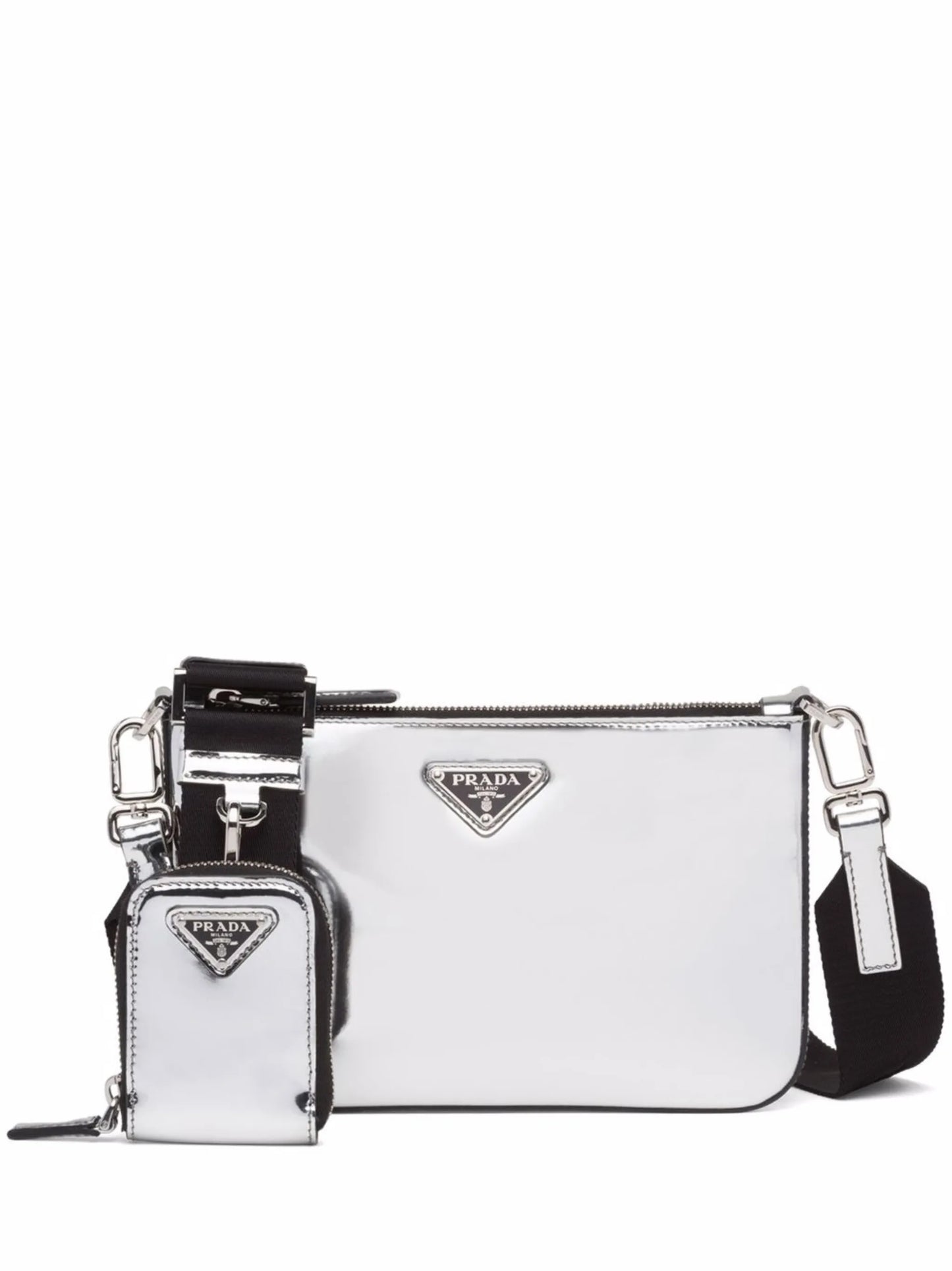 logo-plaque shoulder bag