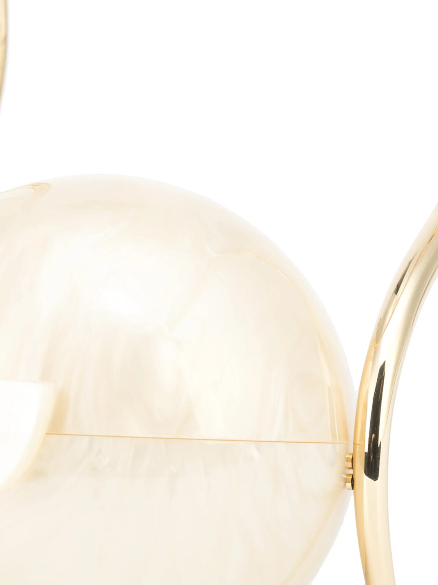 Pearl top-handle clutch bag