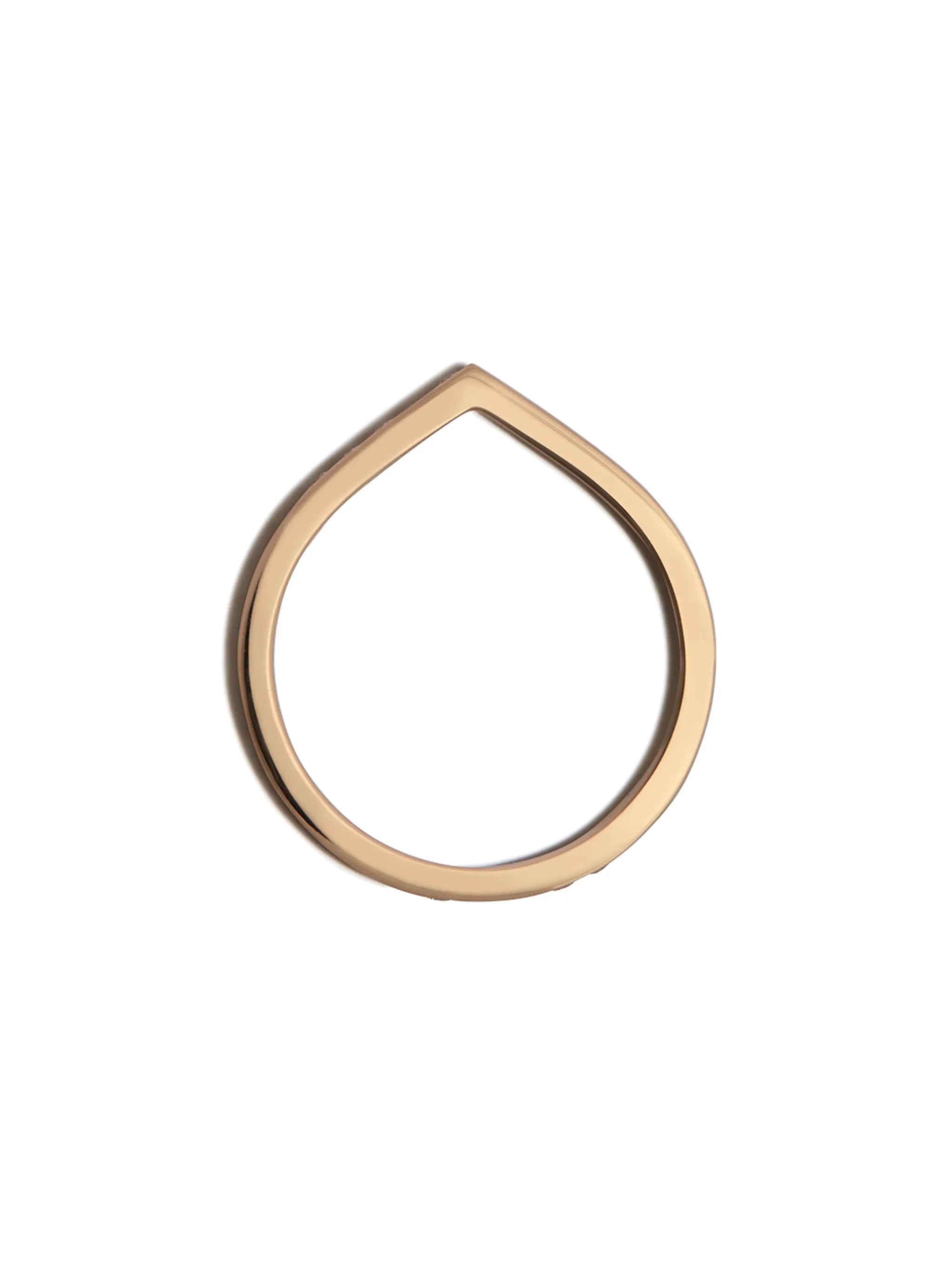REPOSSI 18CT RG DIA 1 ROW RNG