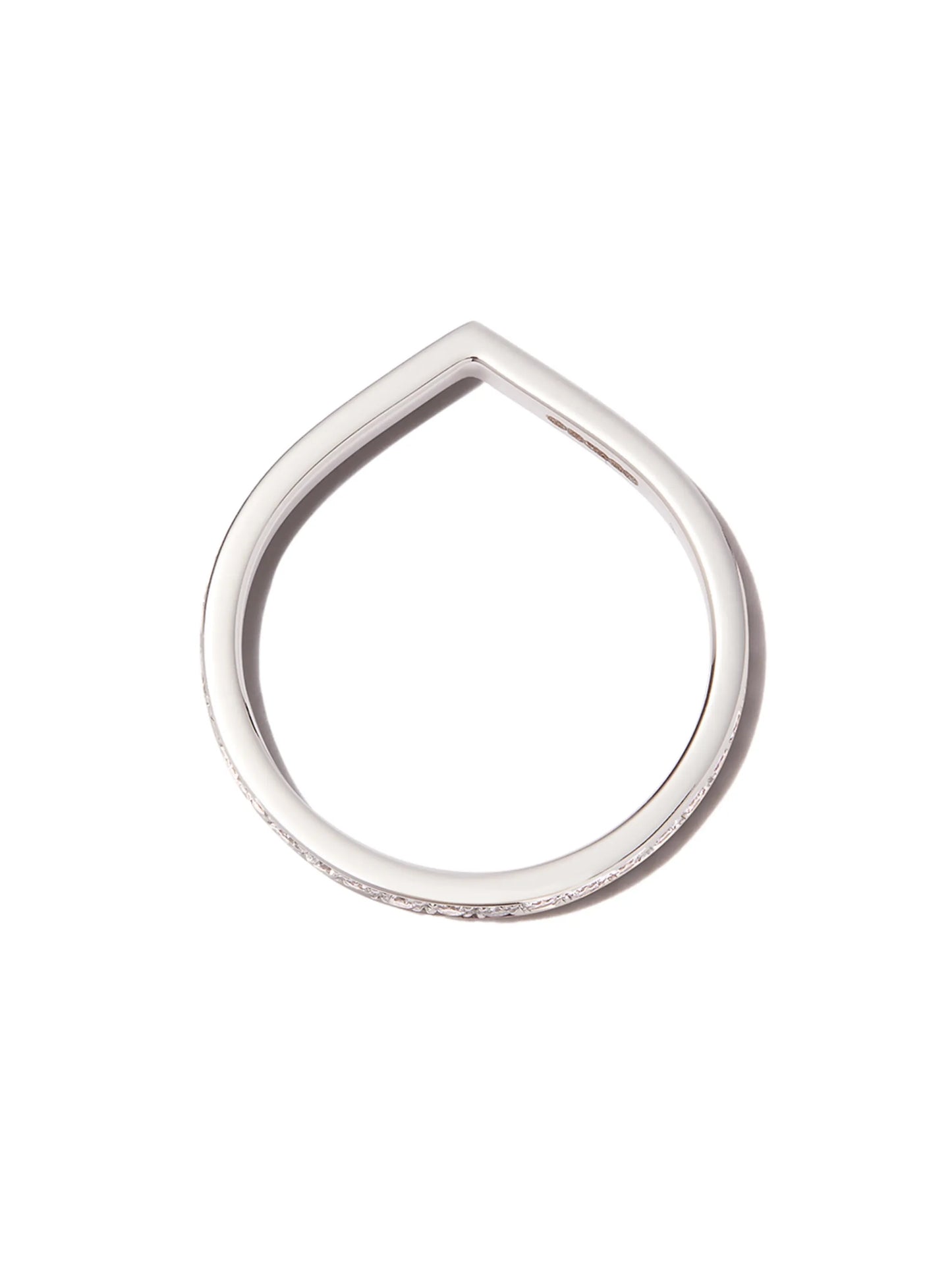 18kt white gold Antifer diamond ring