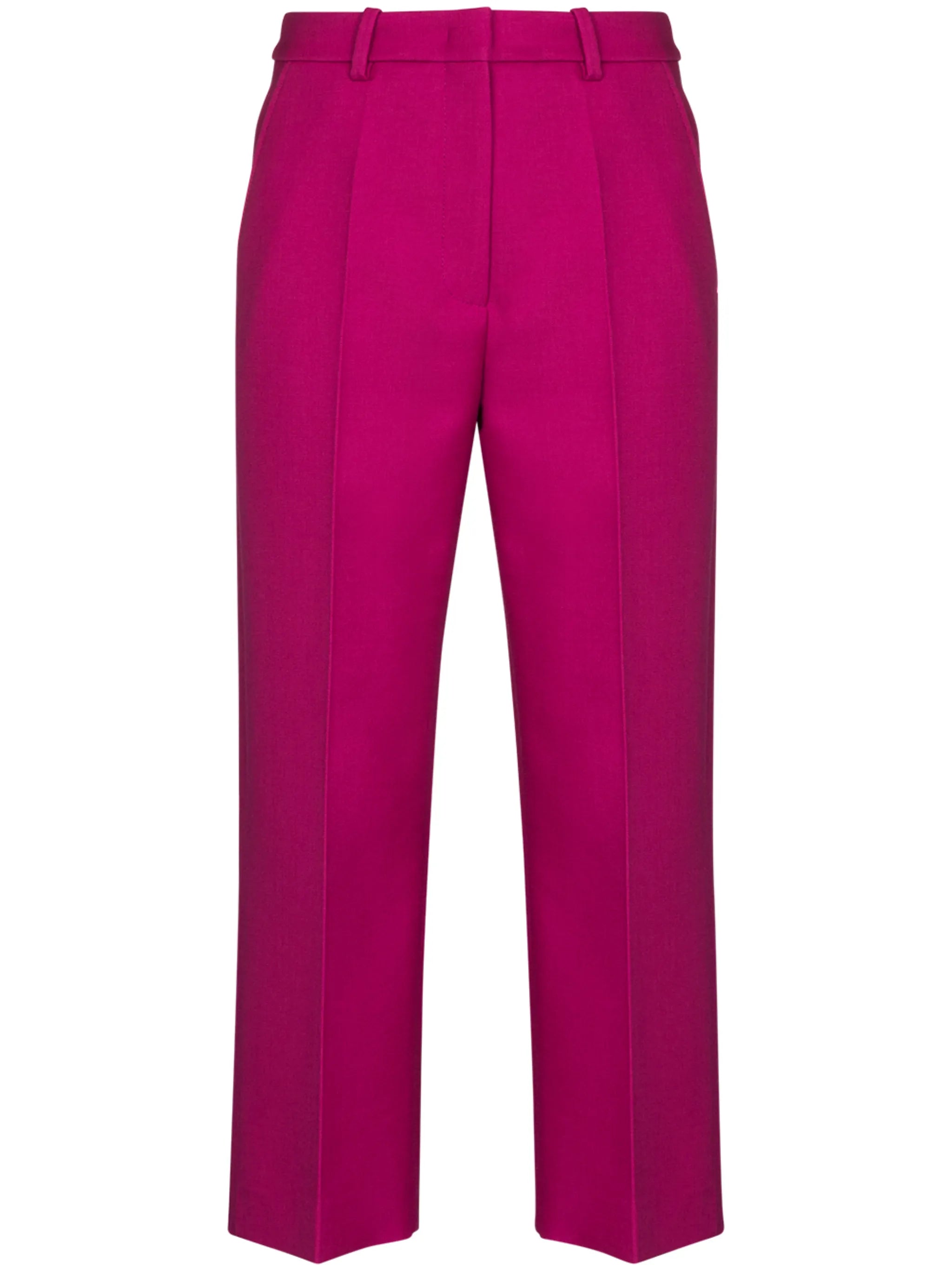 tailored cropped trousers