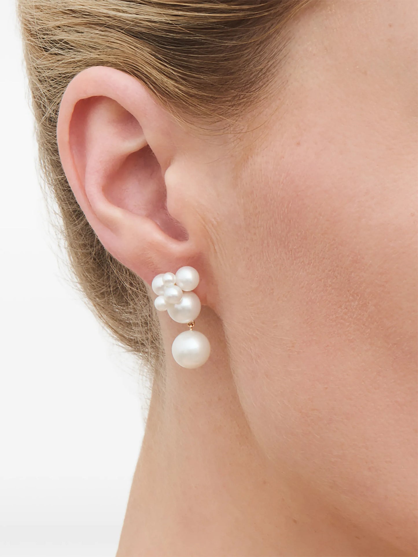 Bisou pearl earring
