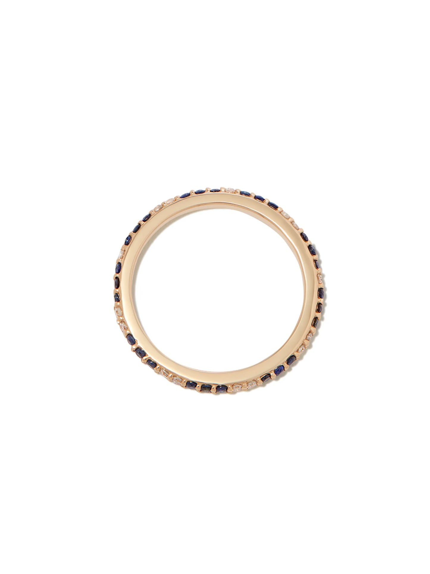 14kt yellow gold Diana sapphire diamond ring