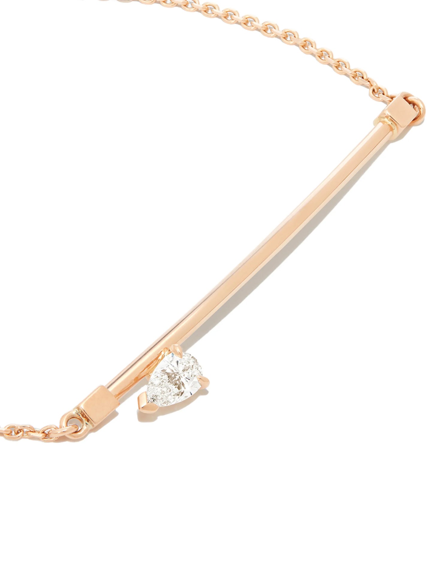 18kt rose gold diamond bracelet