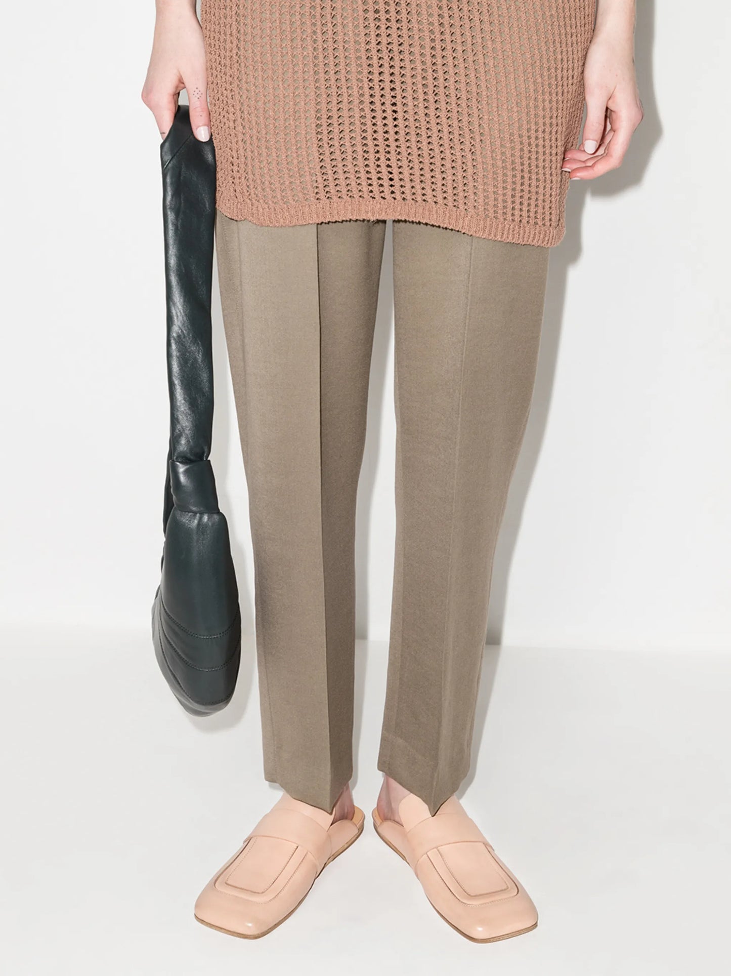 square-toe slippers