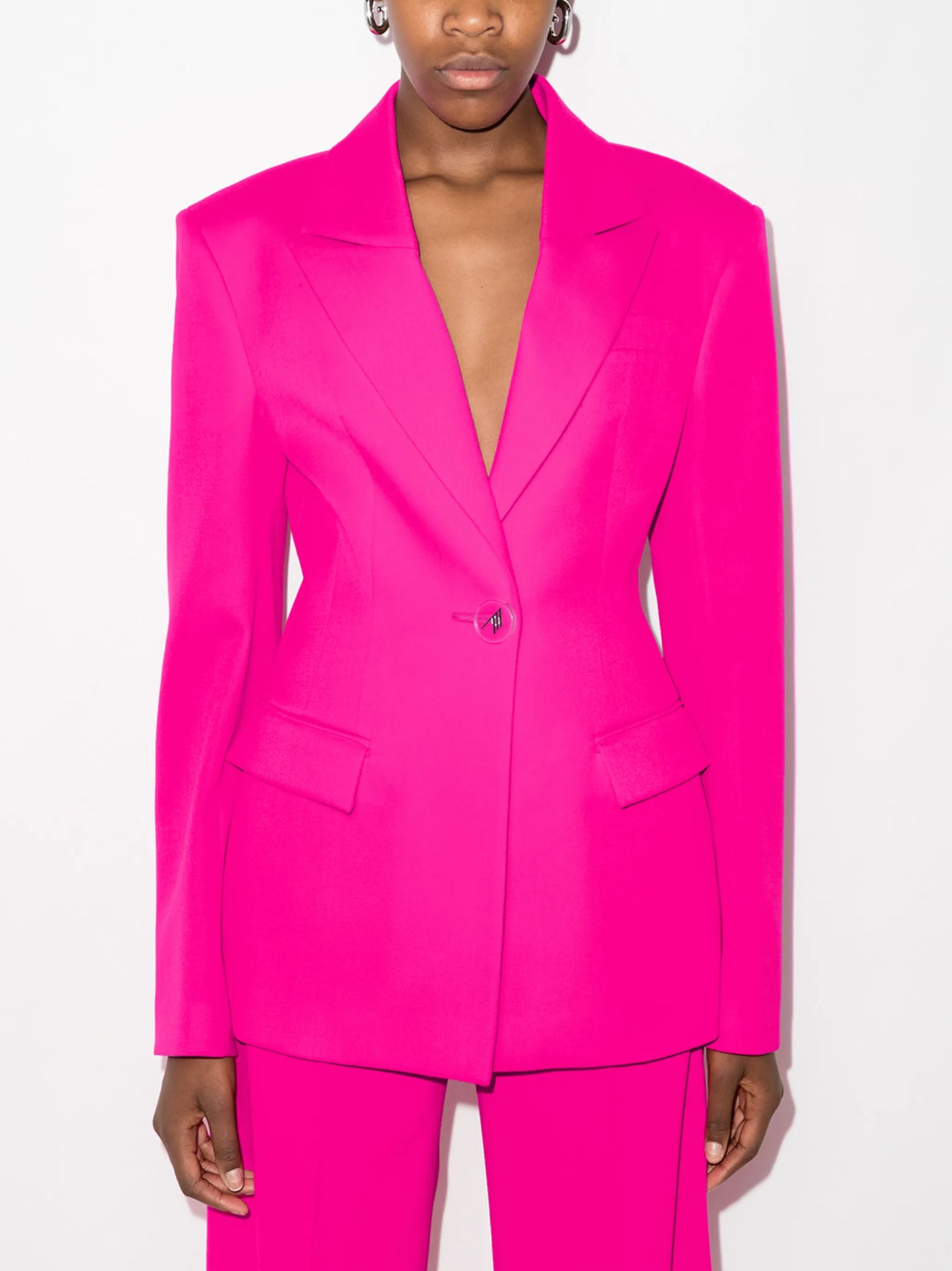 single-breasted tailored blazer