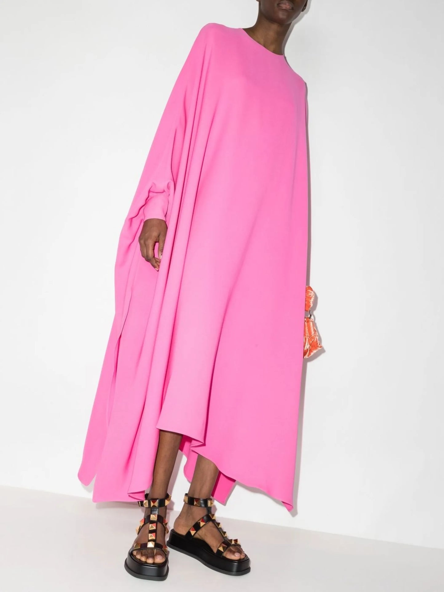 cape-style shift dress