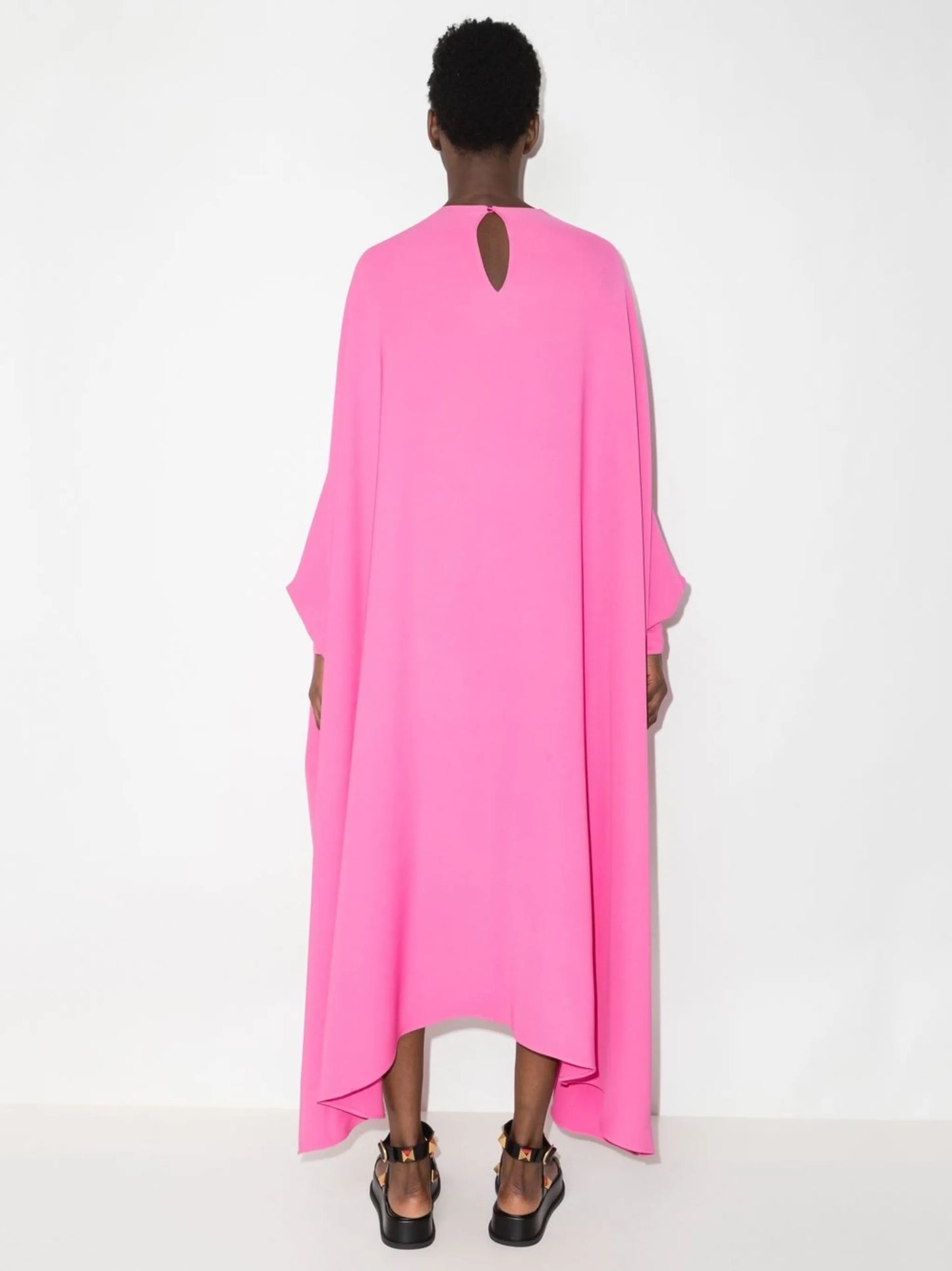cape-style shift dress