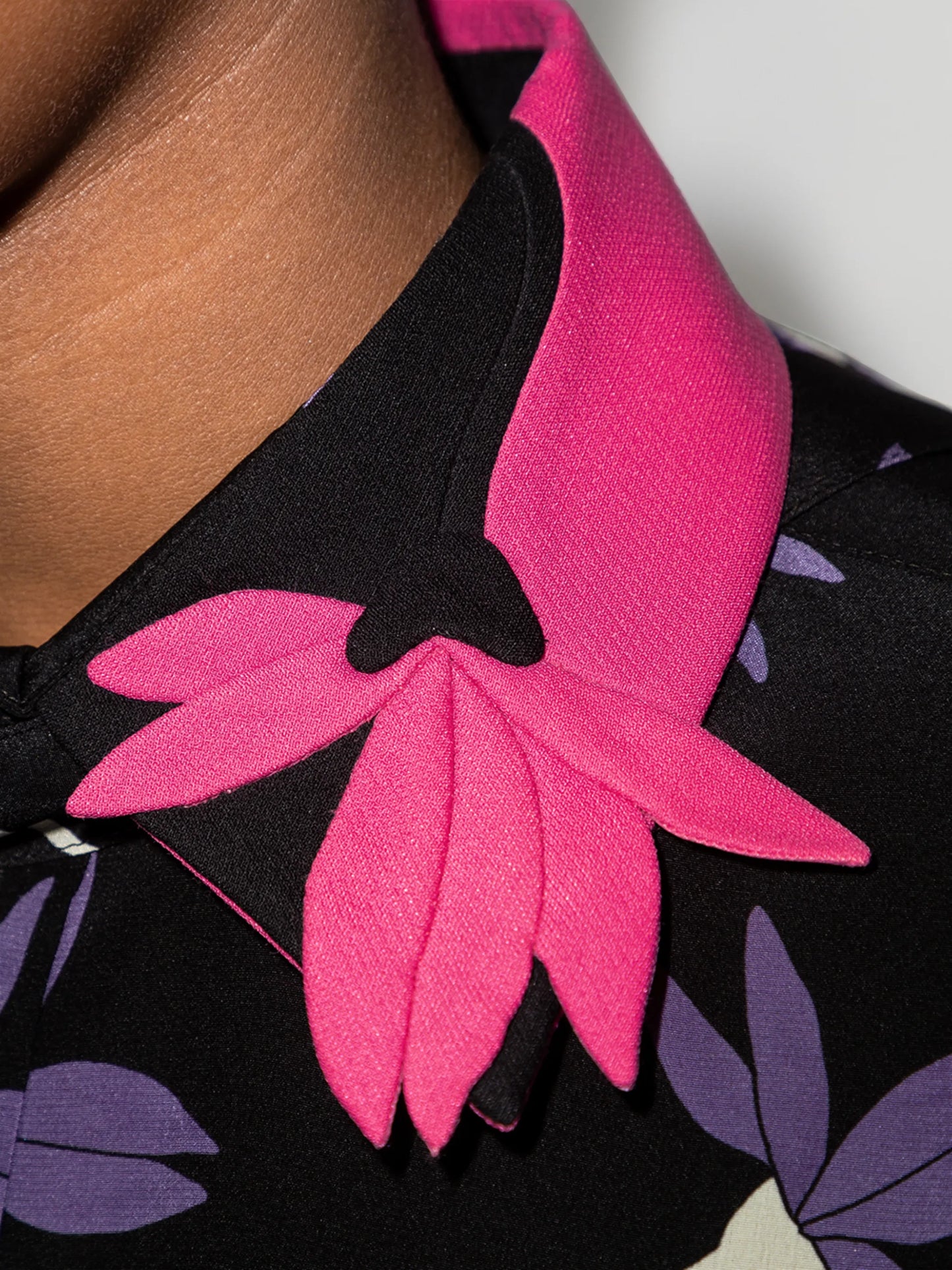 Fairy Flowers print long-sleeve shirt