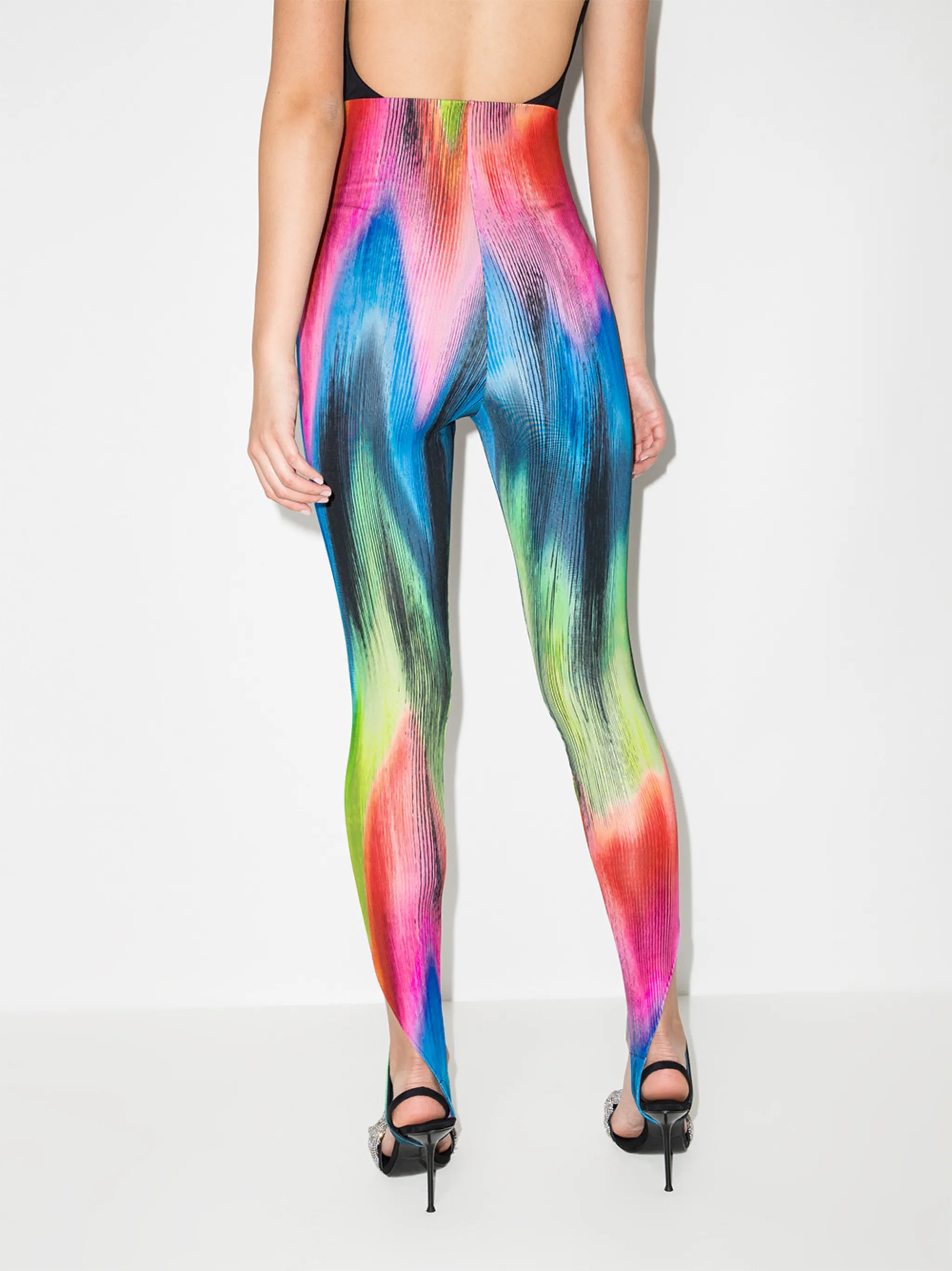 Jamie abstract-print leggings
