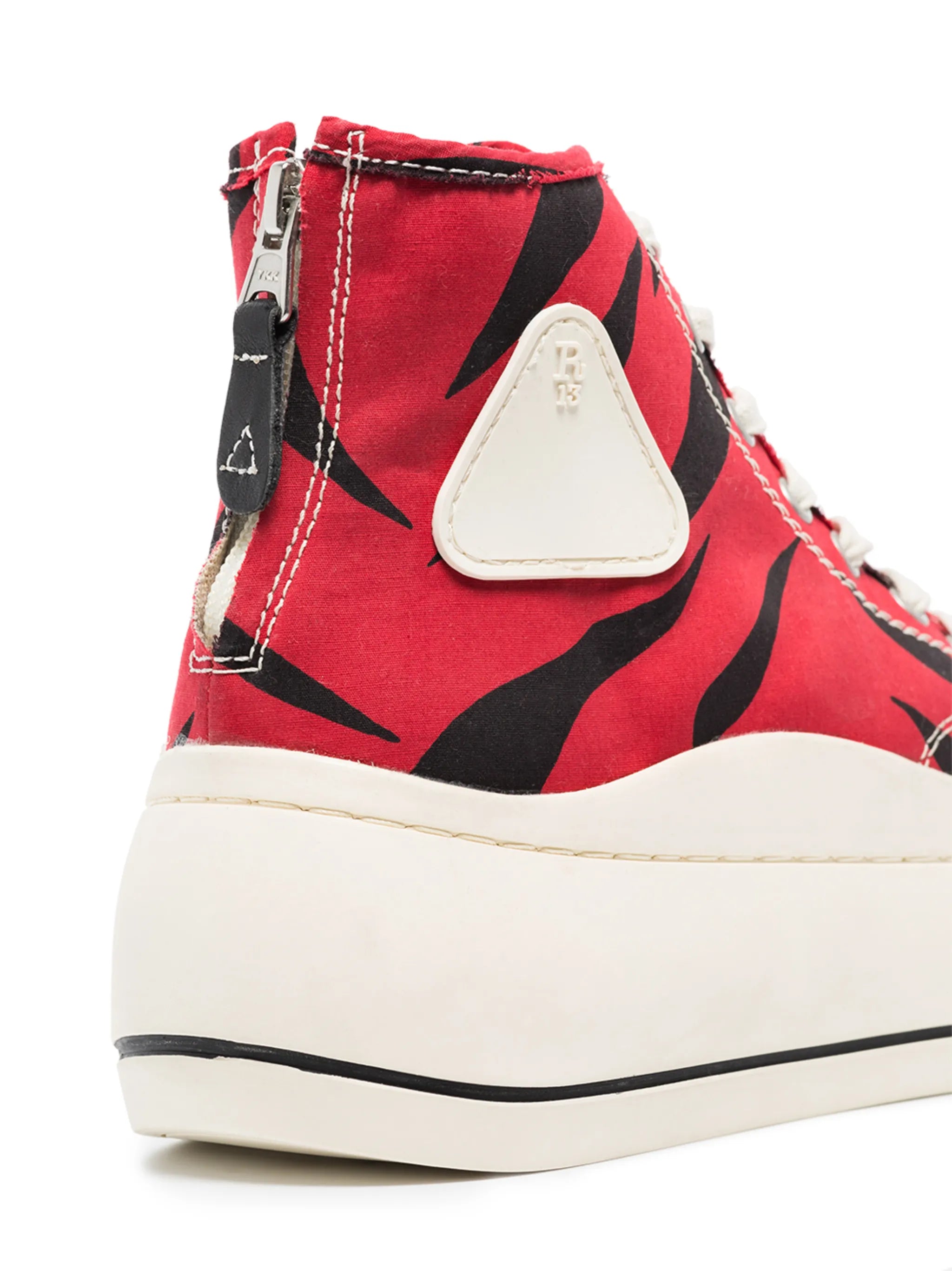 Kurt zebra print high-top sneakers