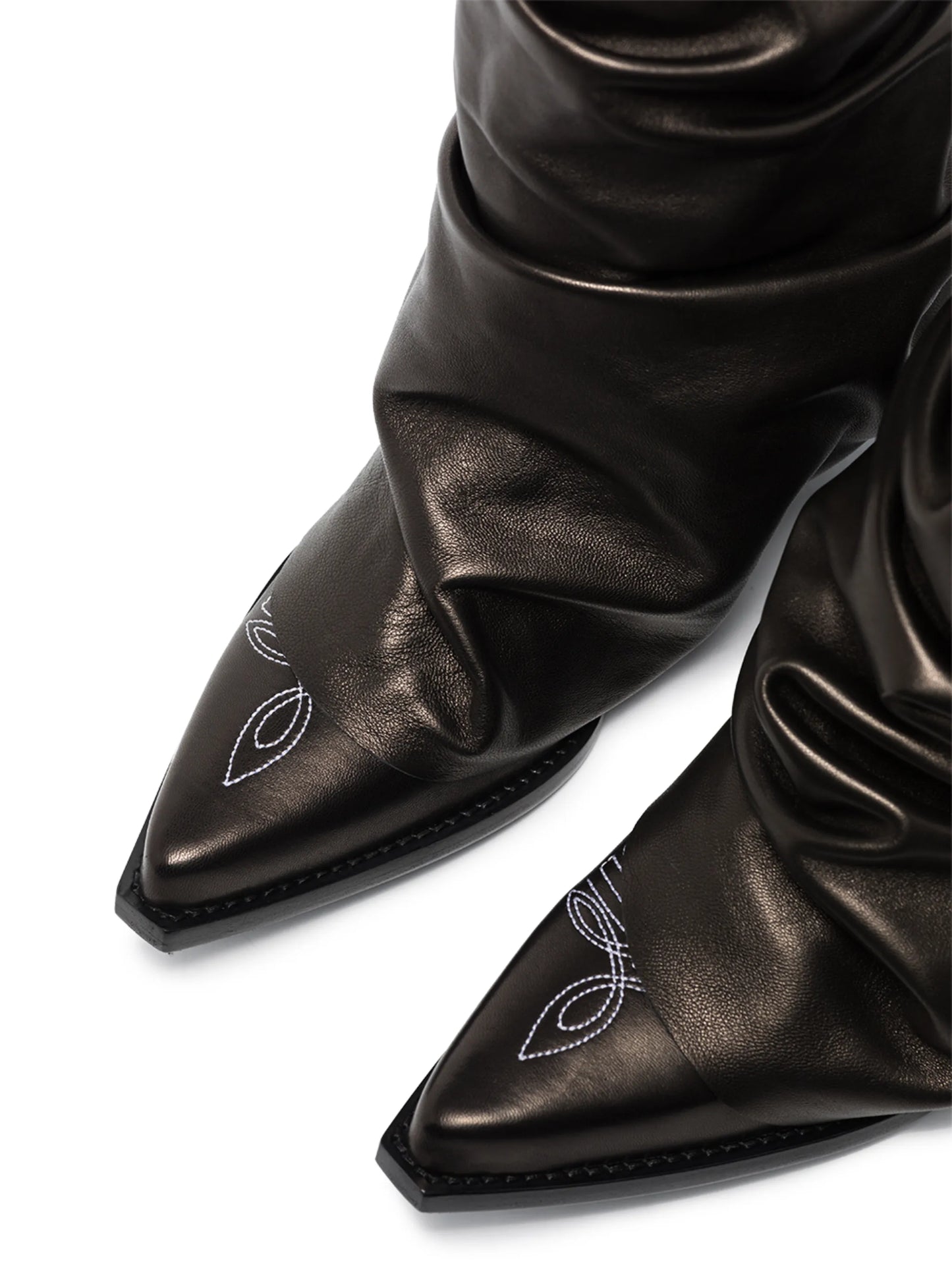 55mm knee-high leather boots