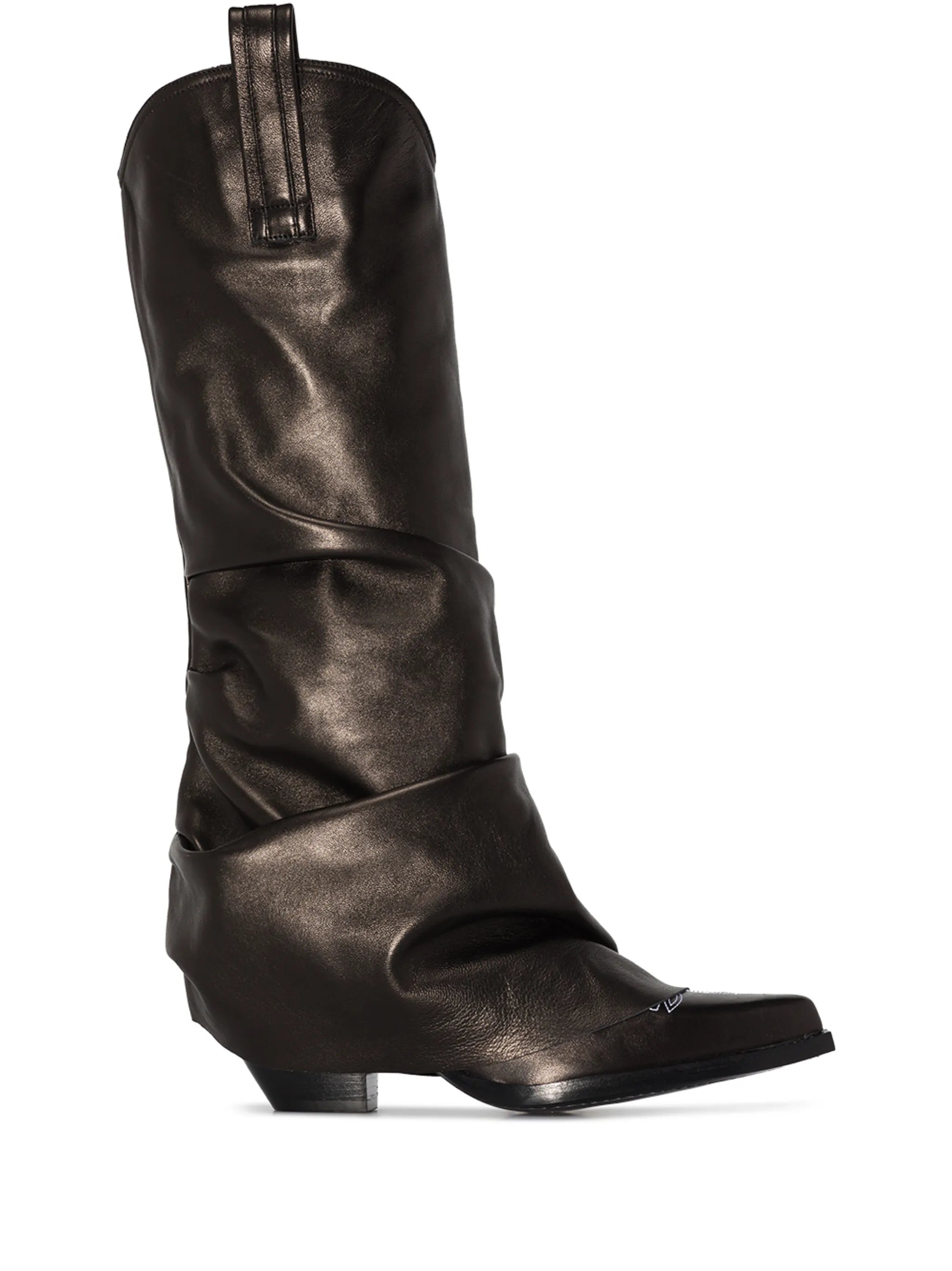 55mm knee-high leather boots