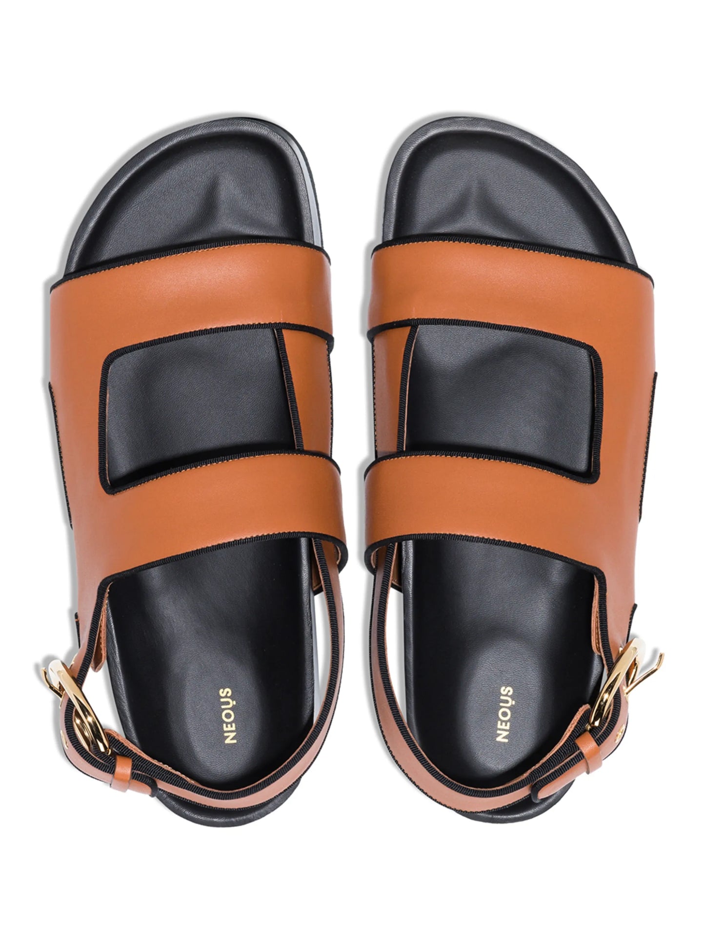 Cher 50mm flatform leather sandals