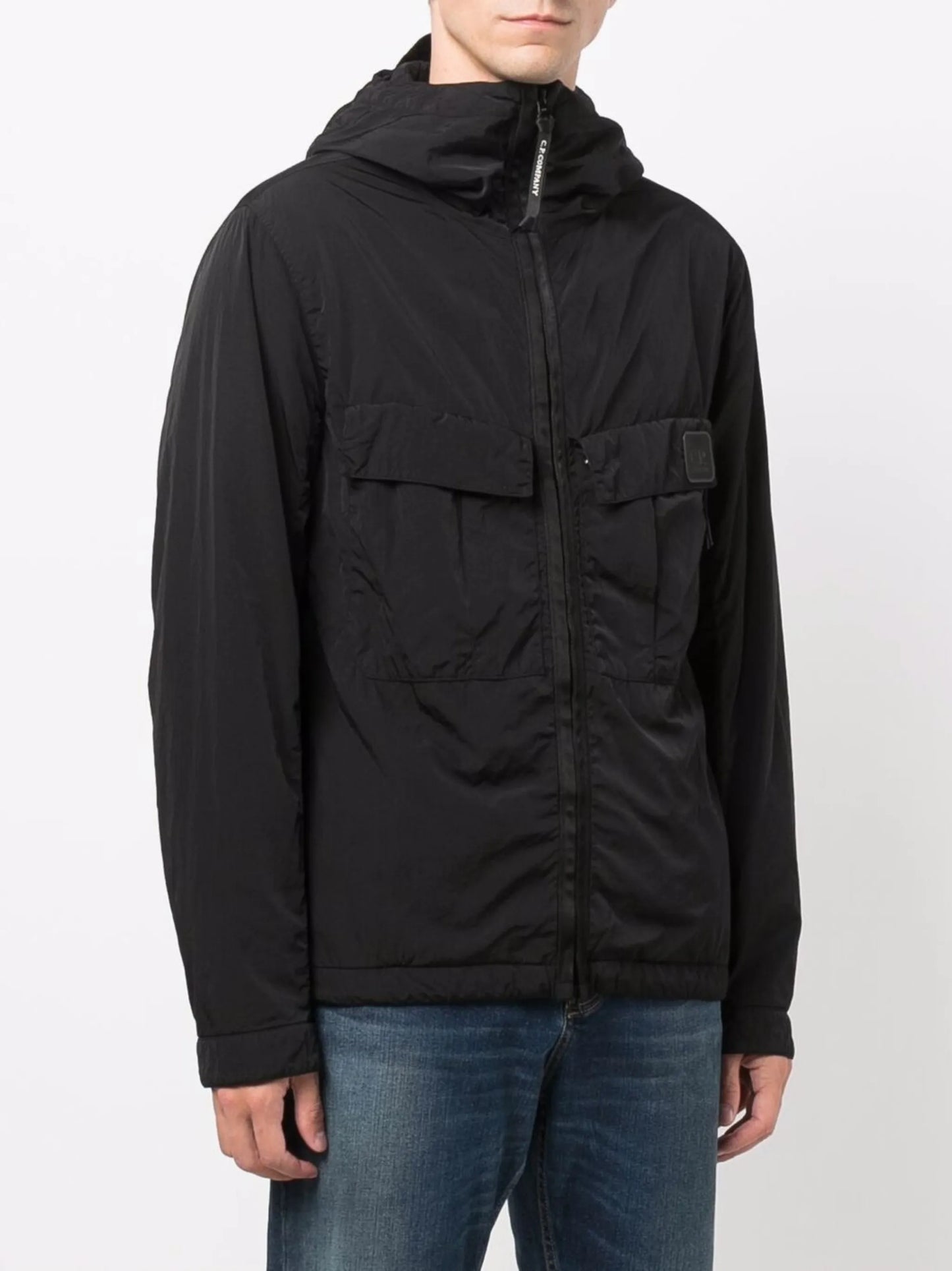 Chrome hooded jacket