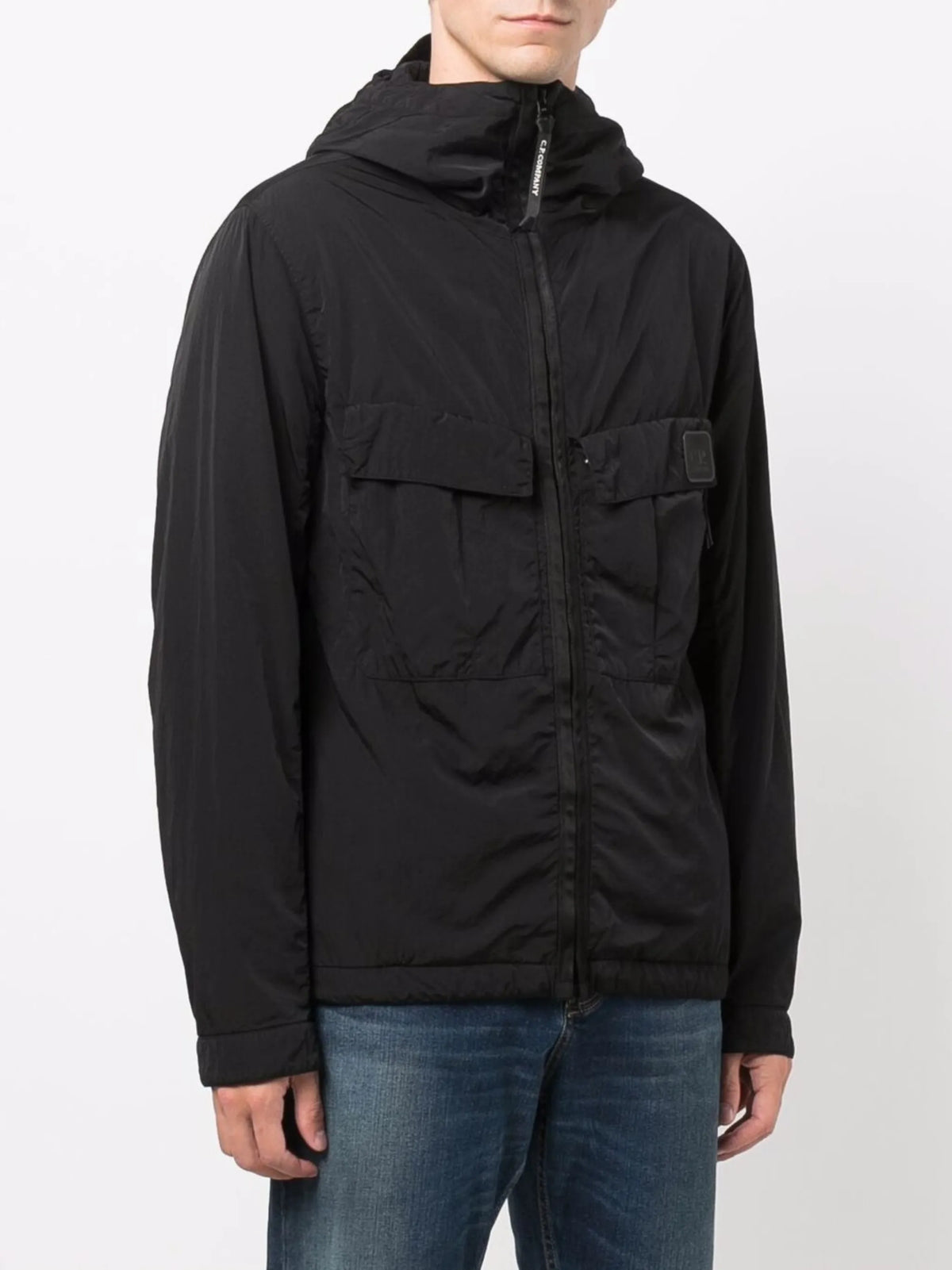 Chrome hooded jacket