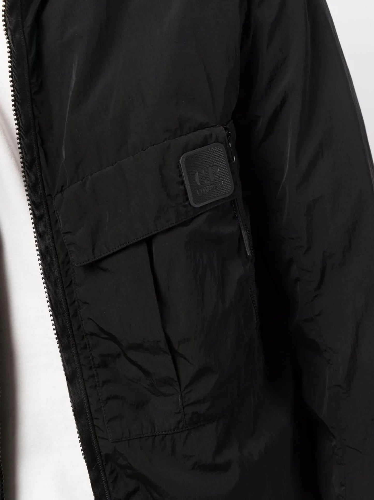 Chrome hooded jacket