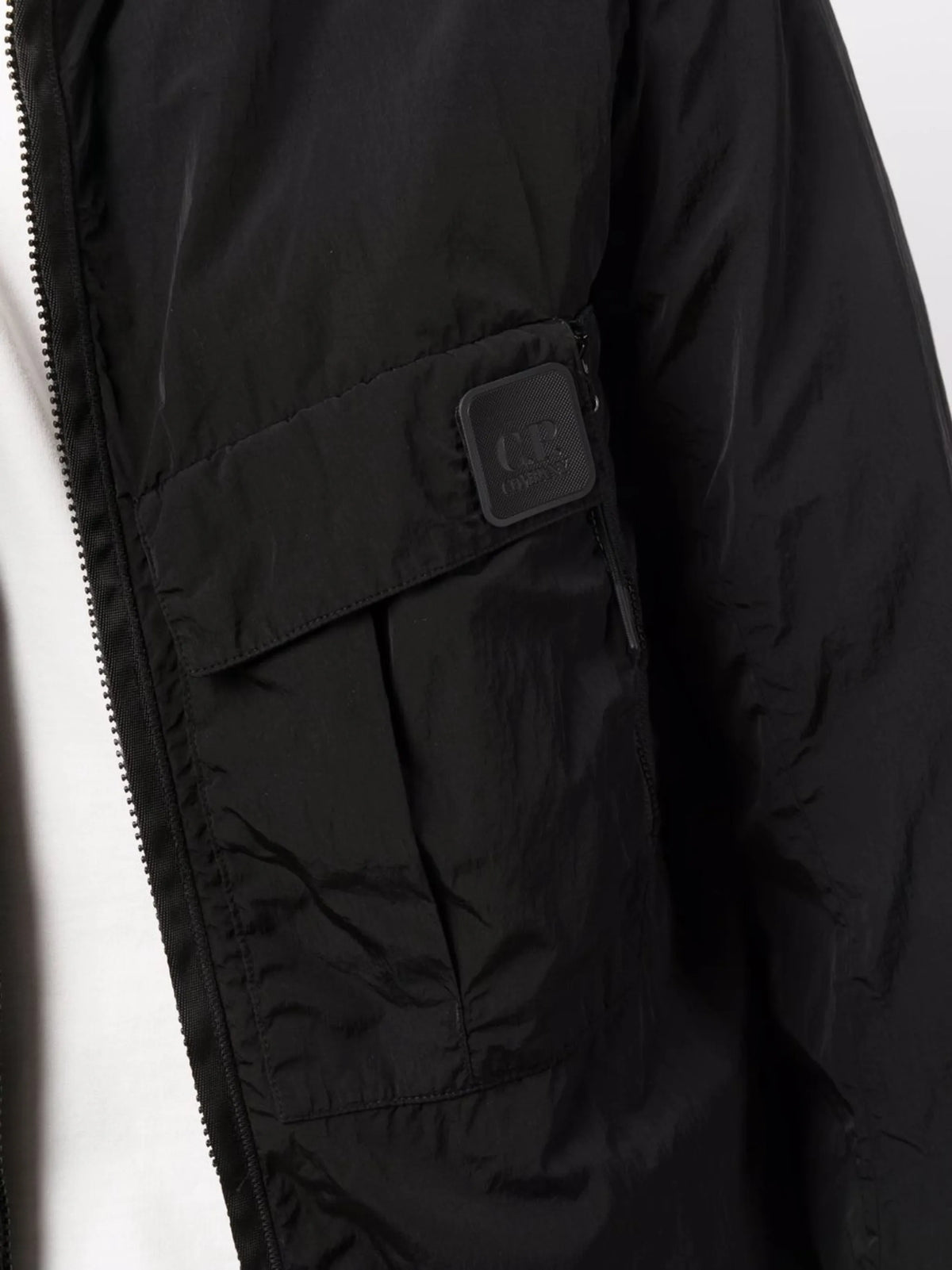 Chrome hooded jacket