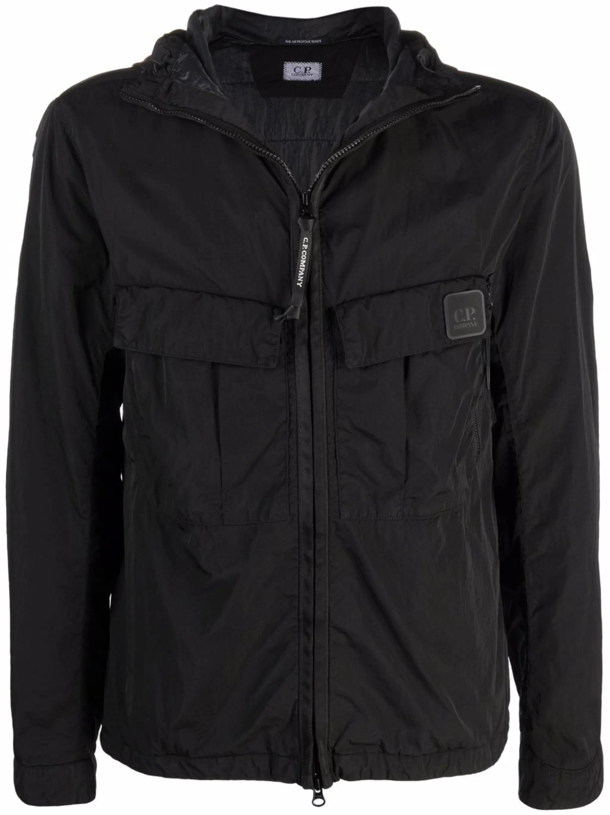 Chrome hooded jacket