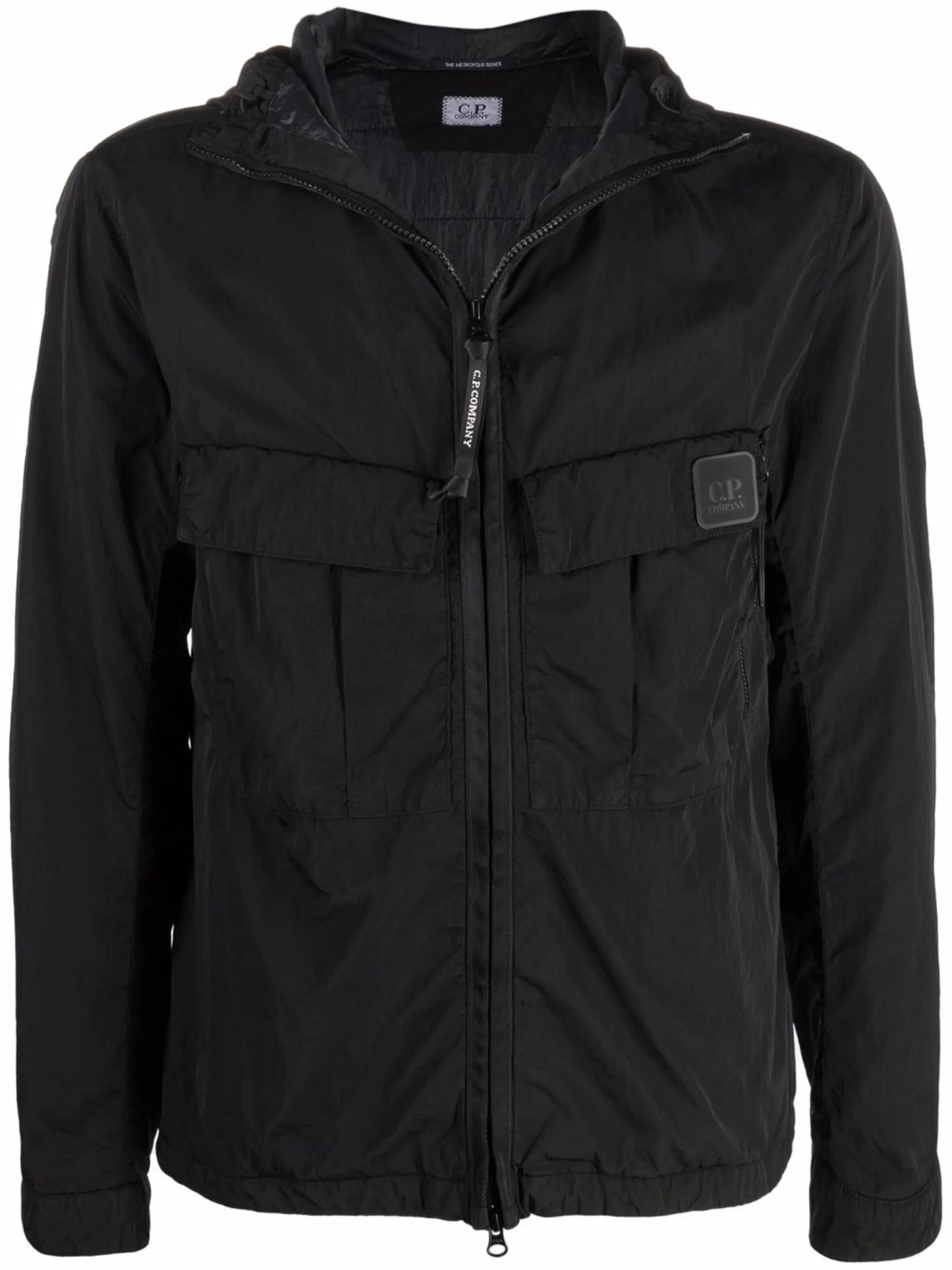 Chrome hooded jacket