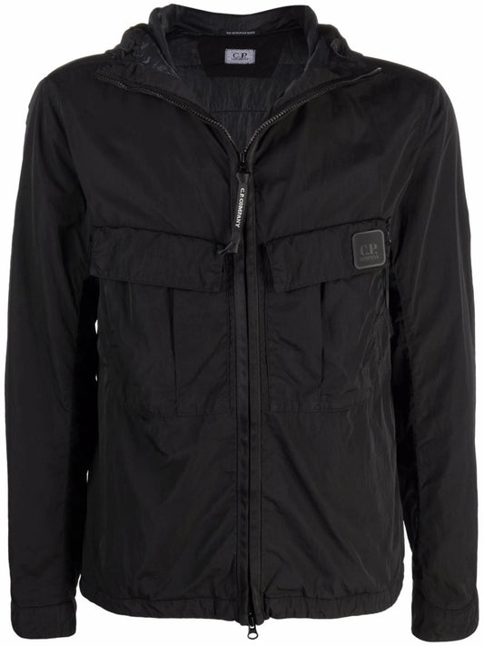 Chrome hooded jacket