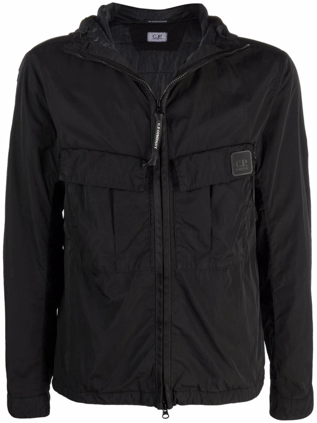 Chrome hooded jacket