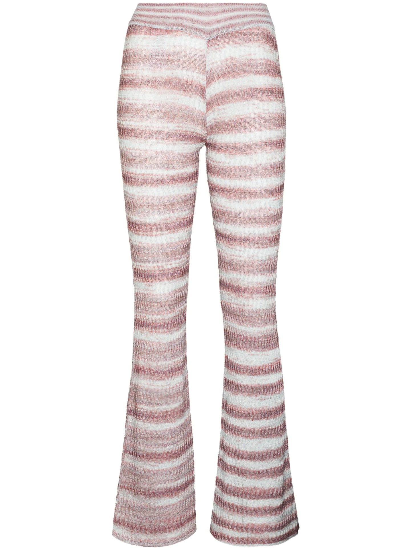 Mirage striped knit trousers