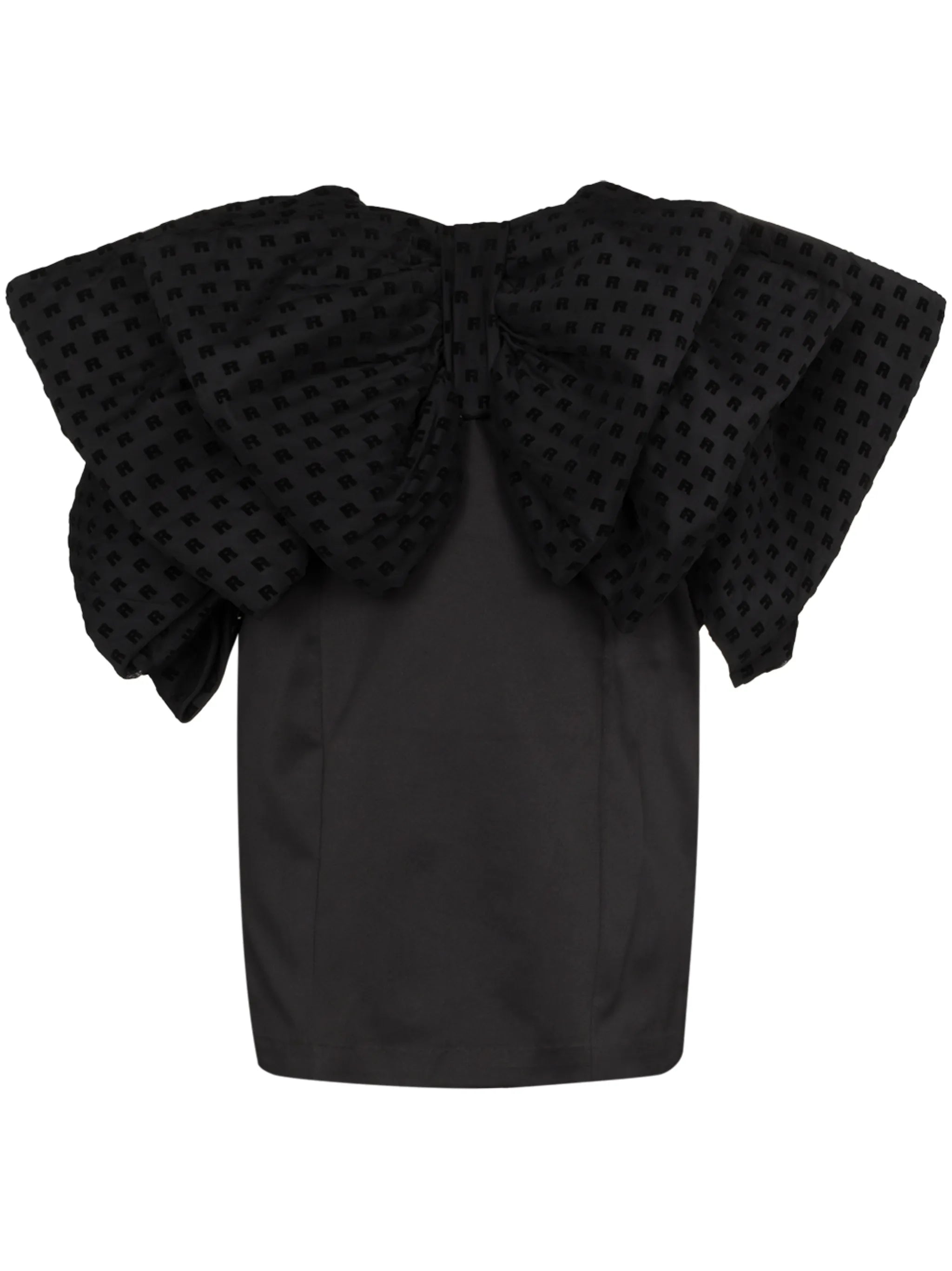 Natalie oversized-bow minidress
