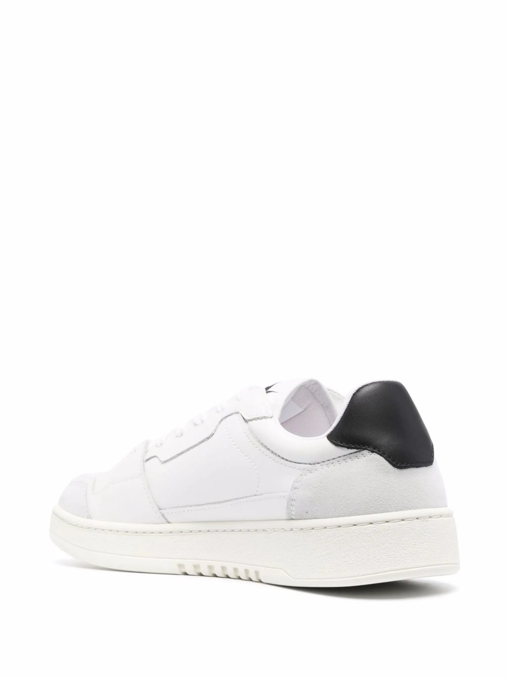 logo-patch low-top leather sneakers