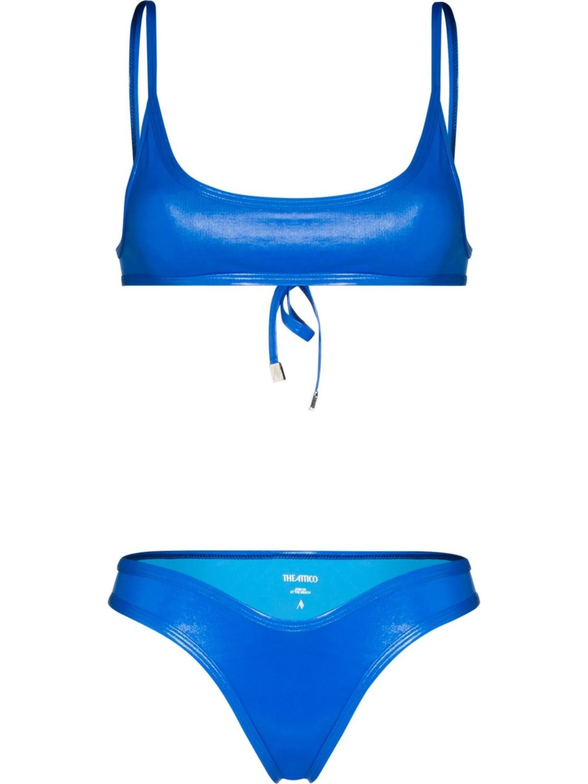 high-shine bikini set