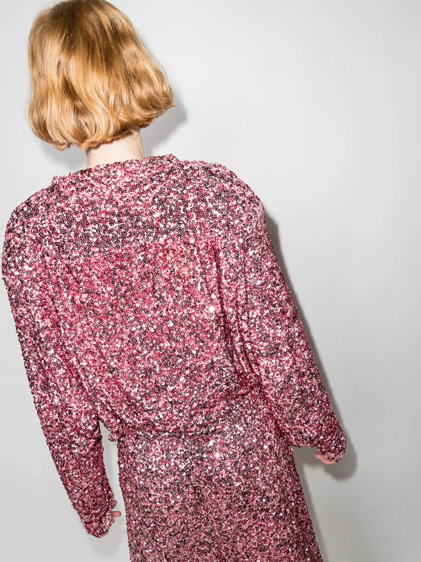 Aurelia sequin-embellished blouse