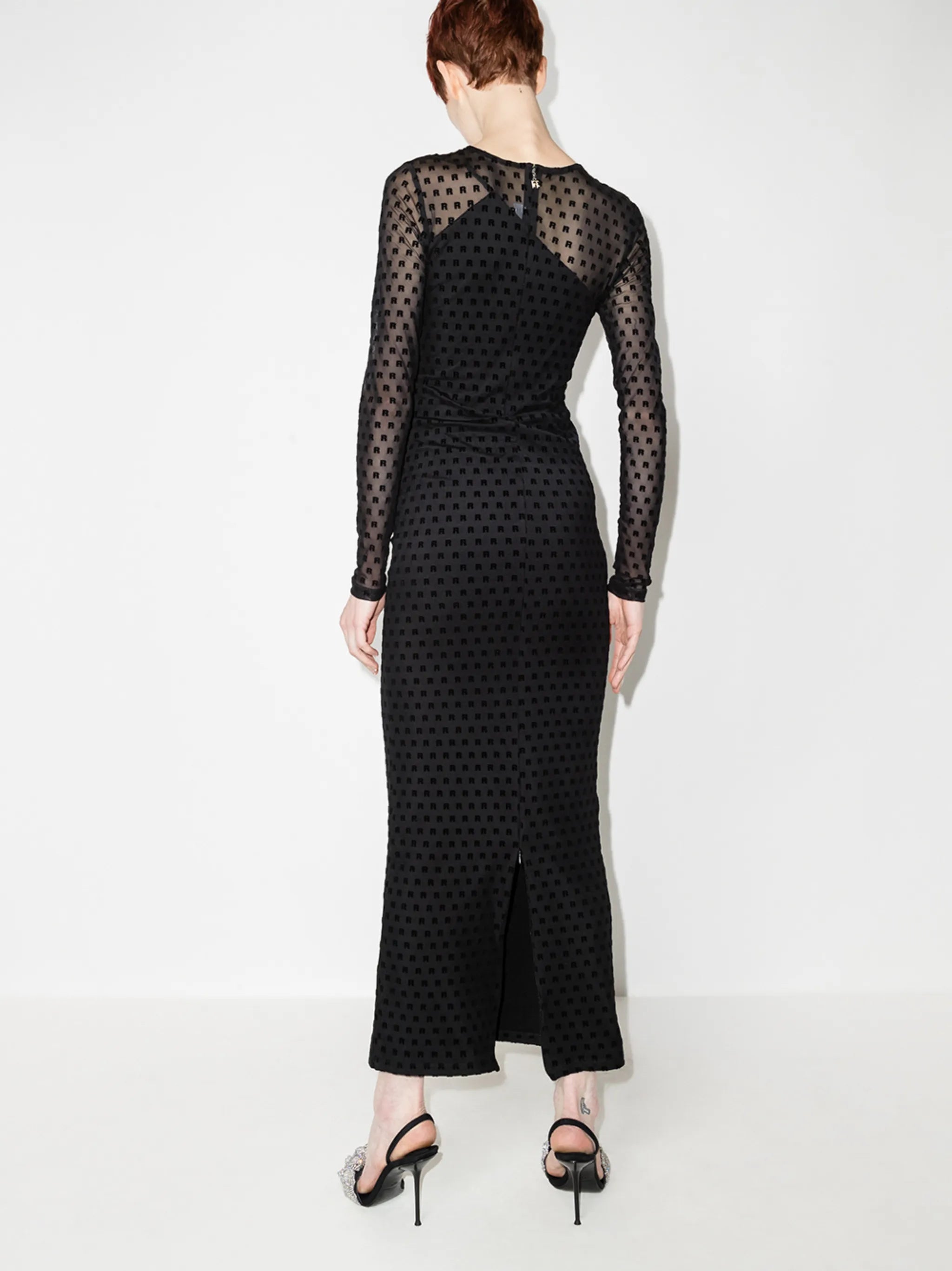 Isadora monogram-pattern maxi dress