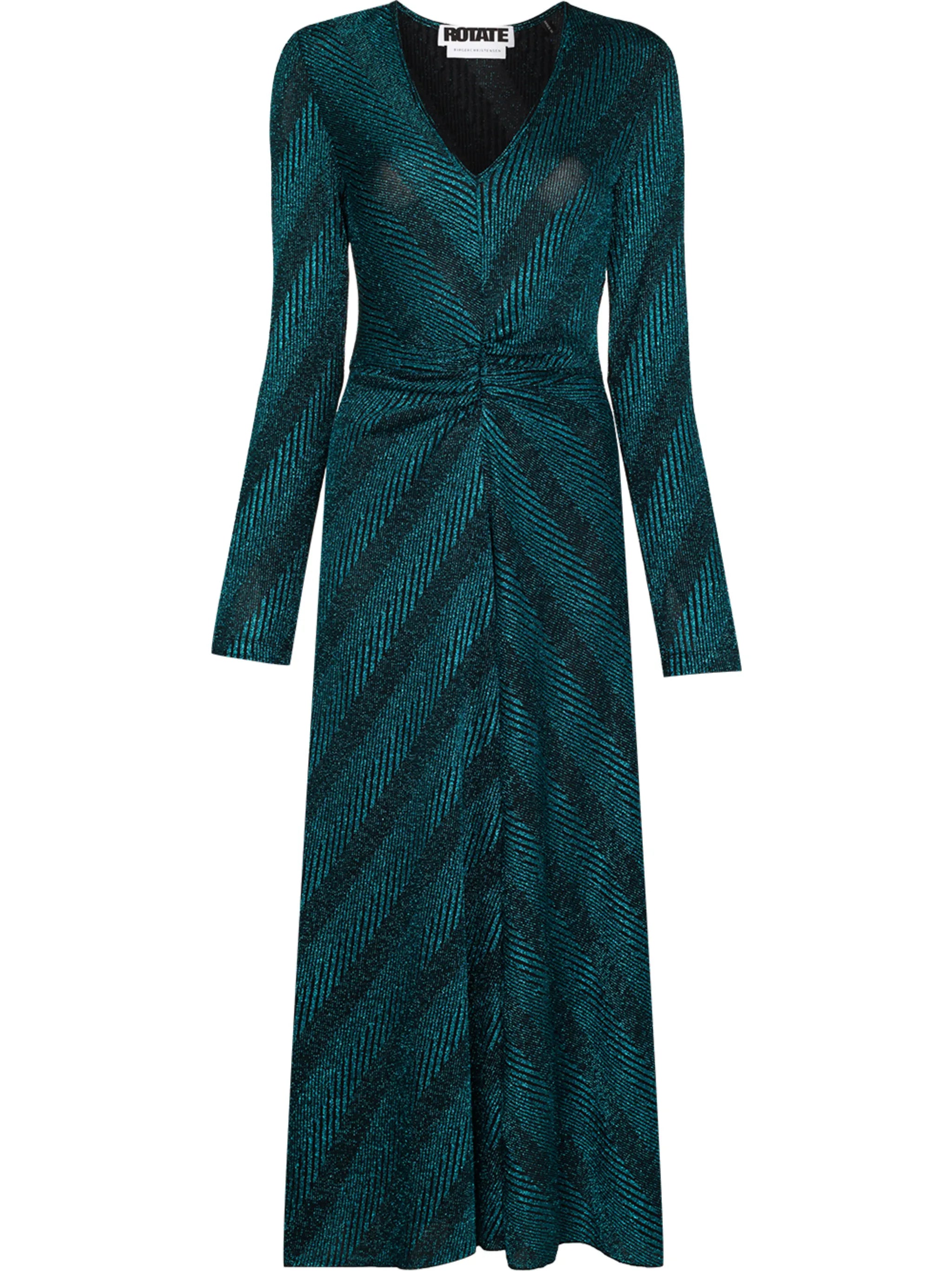 Sierra V-neck midi dress