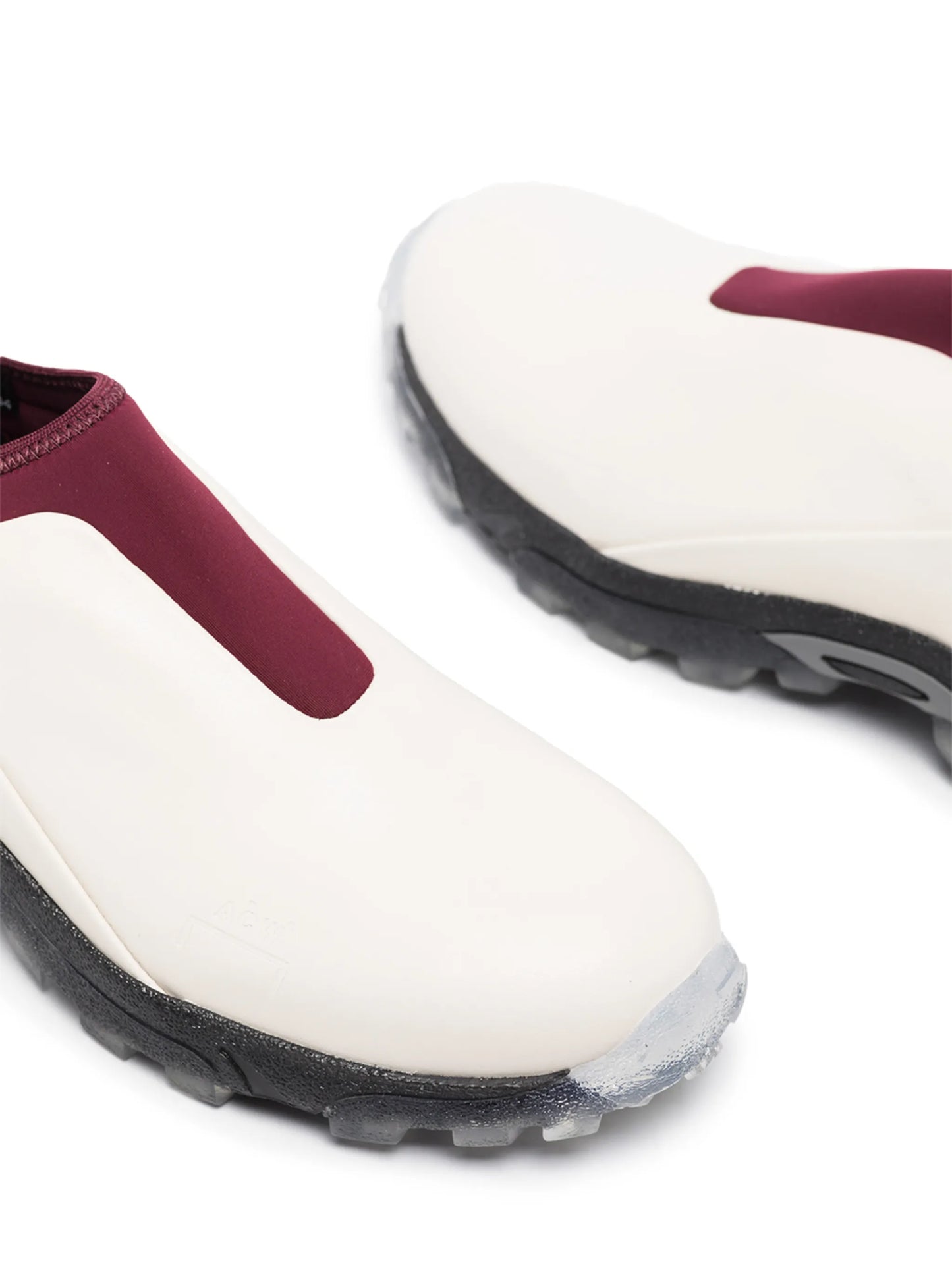 two-tone low-top sneakers