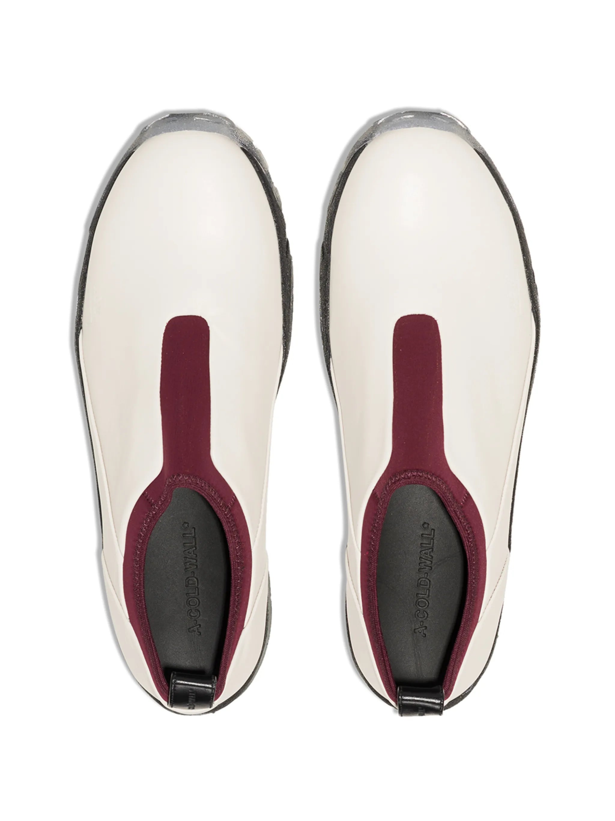 two-tone low-top sneakers