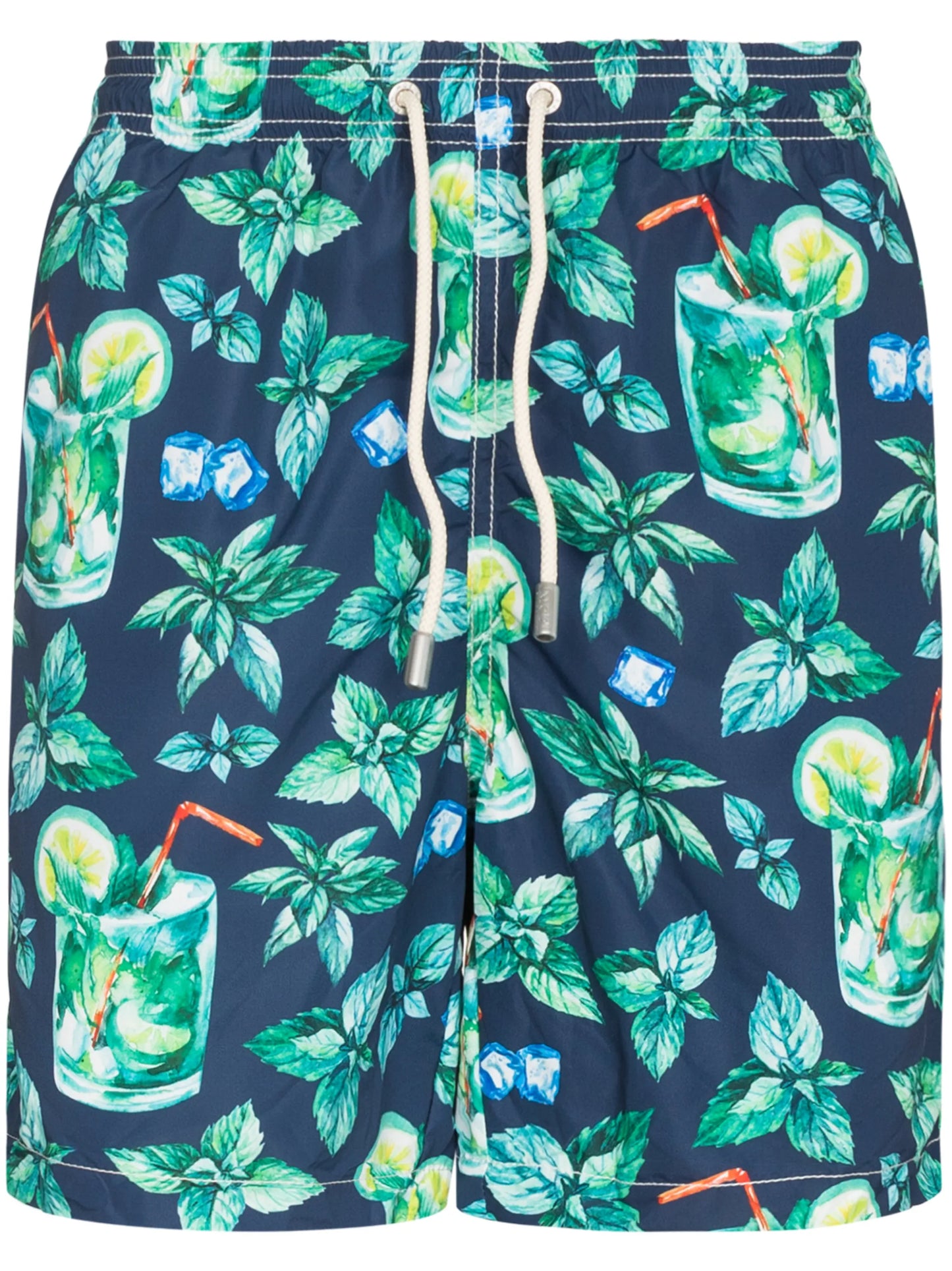 Mojito-print swim shorts