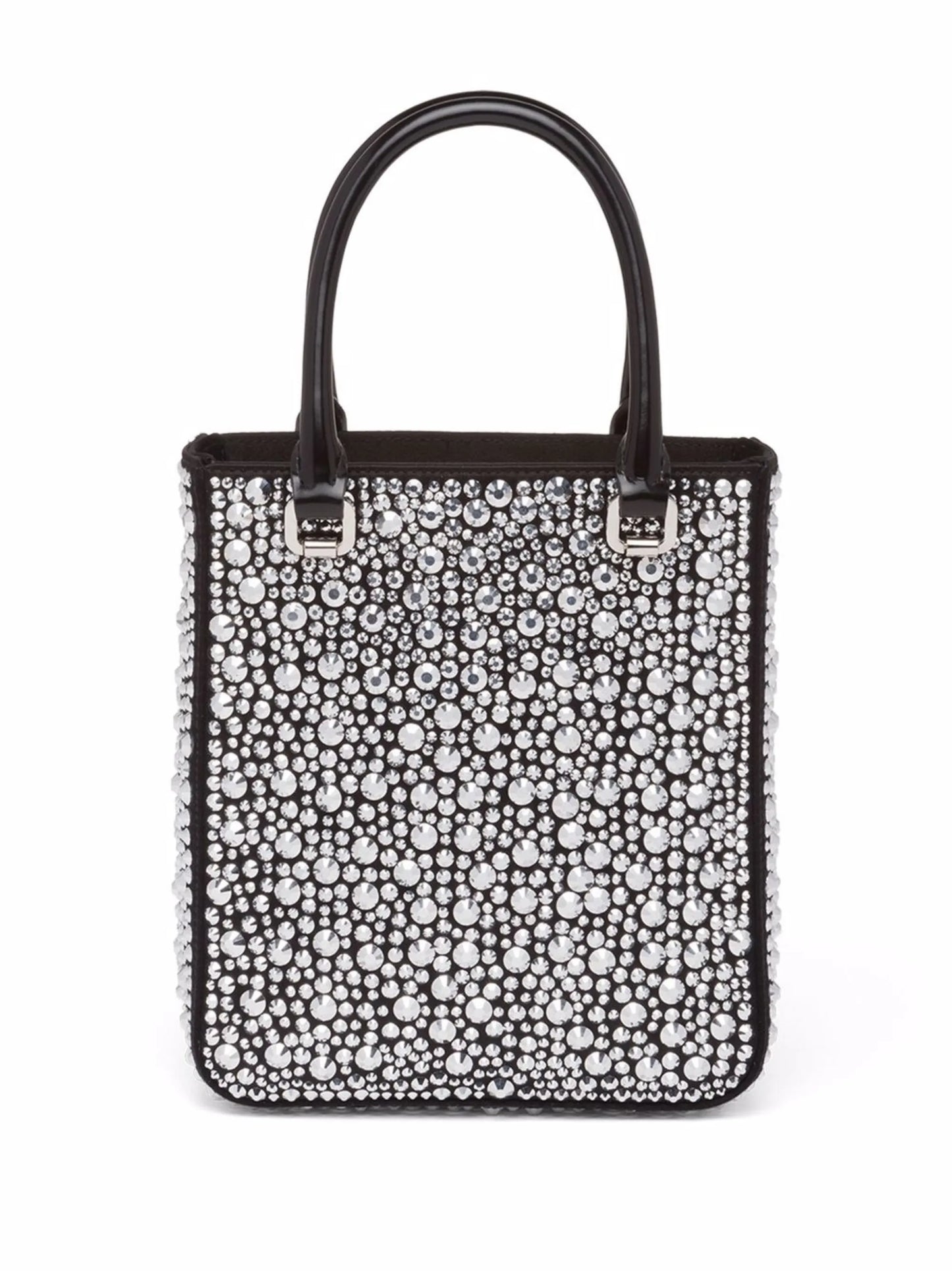 mini crystal-embellished shopper tote bag