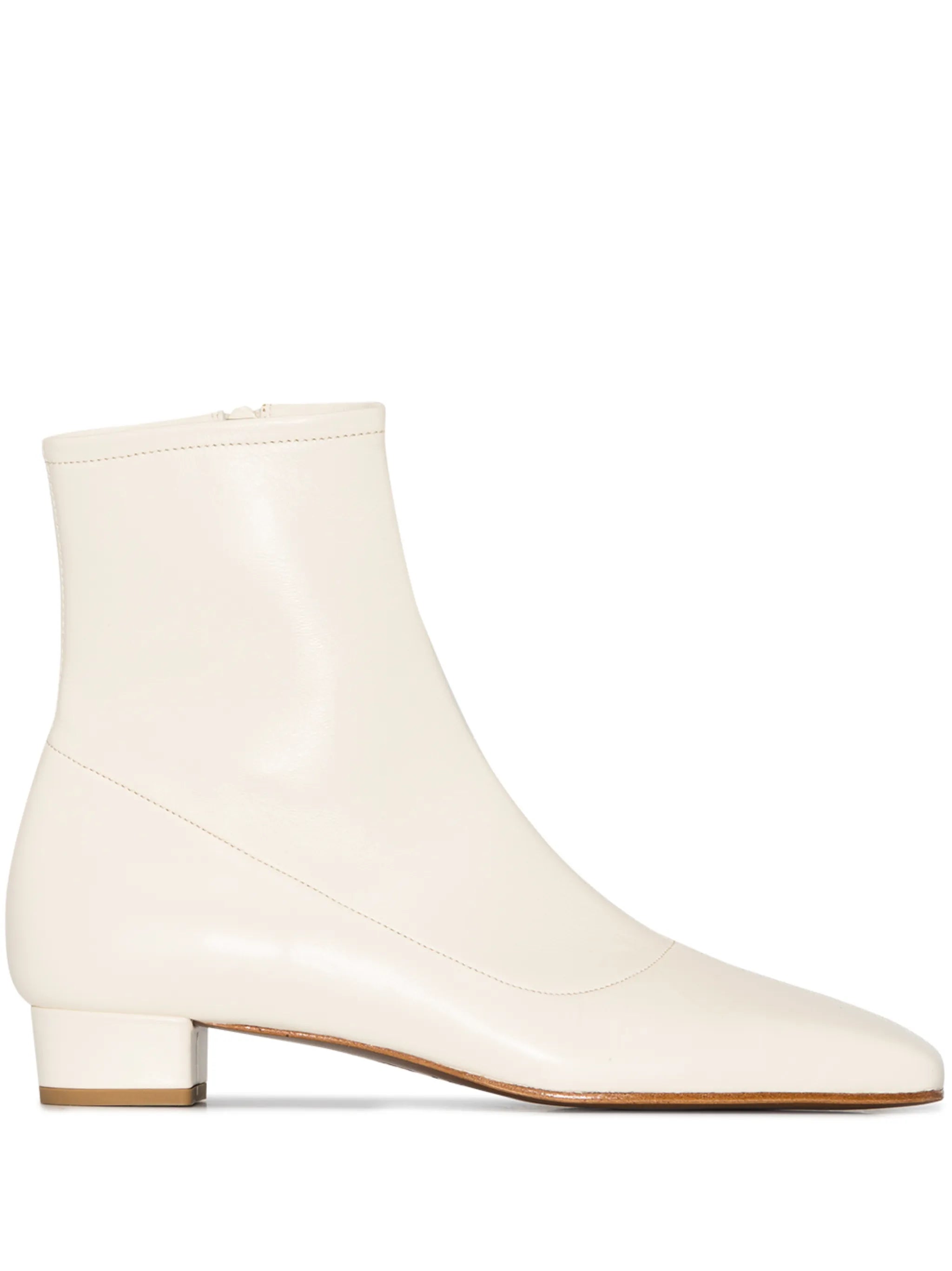 Este 30mm square-toe ankle boots