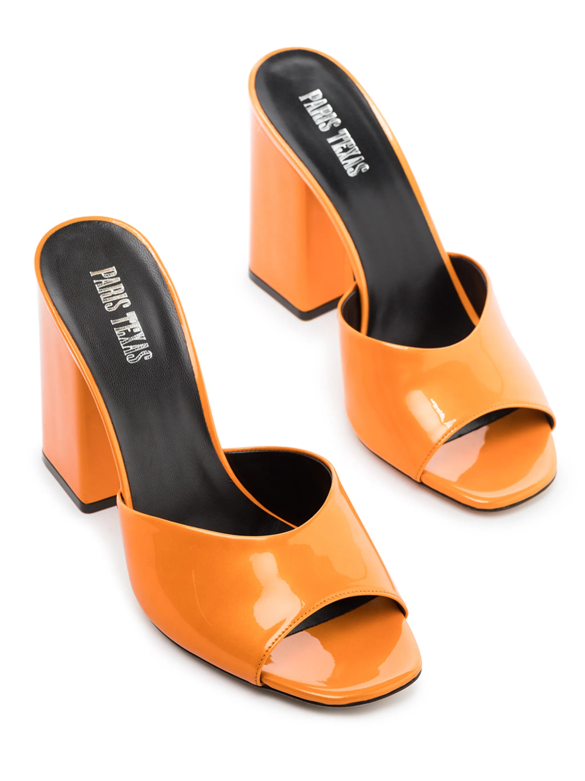 Anja 100mm leather mules