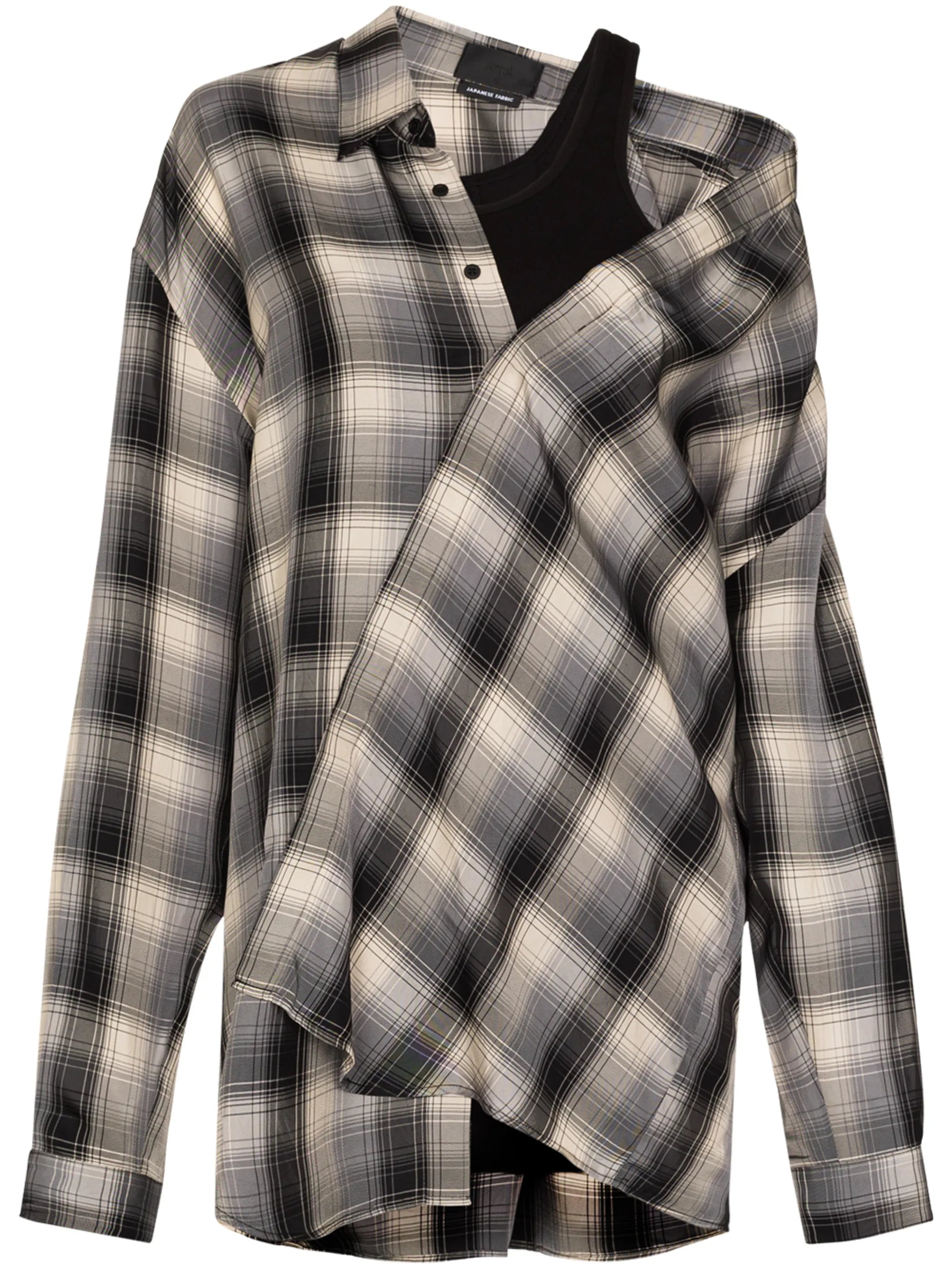 Valery asymmetric longline shirt