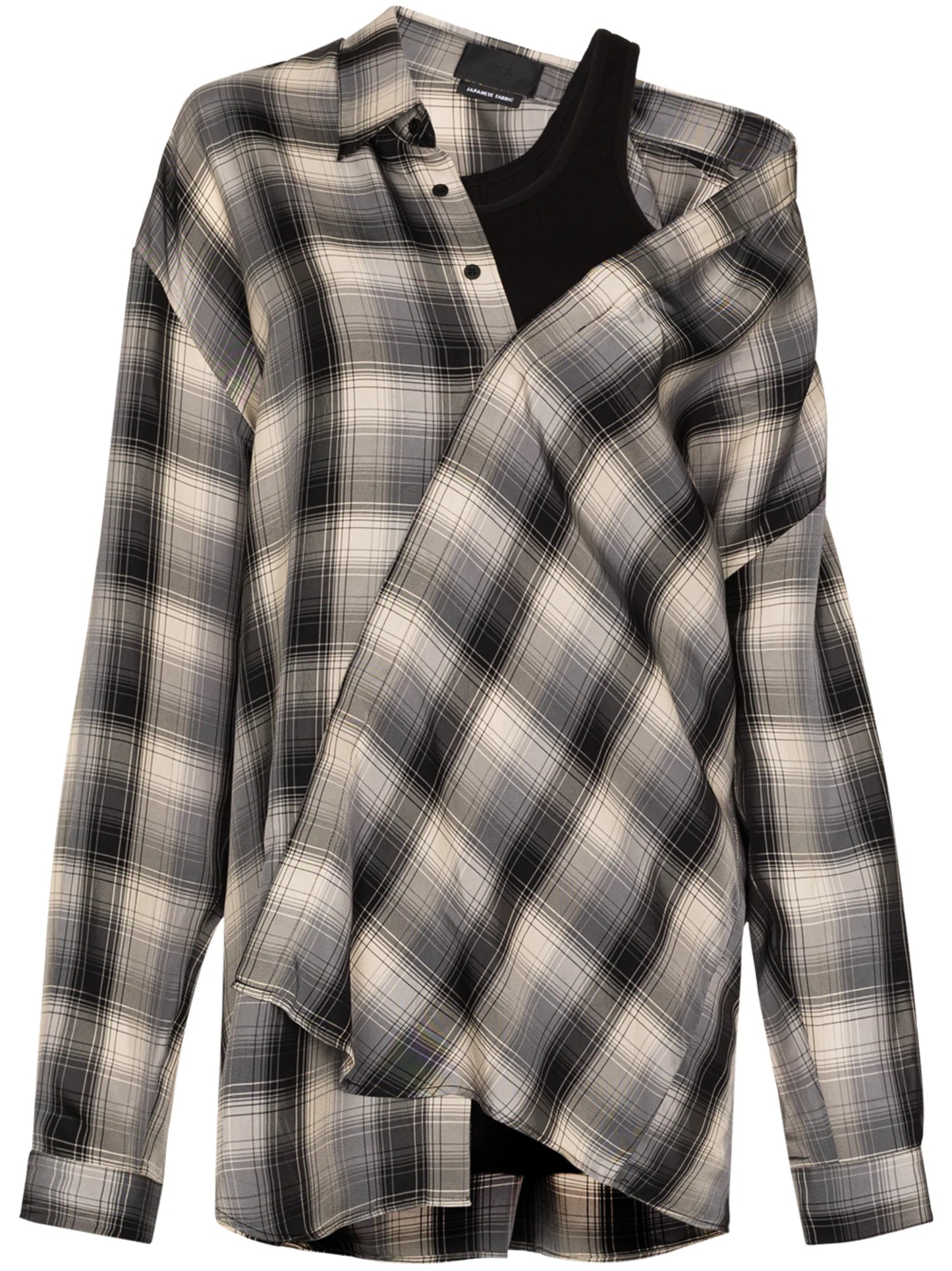 Valery asymmetric longline shirt