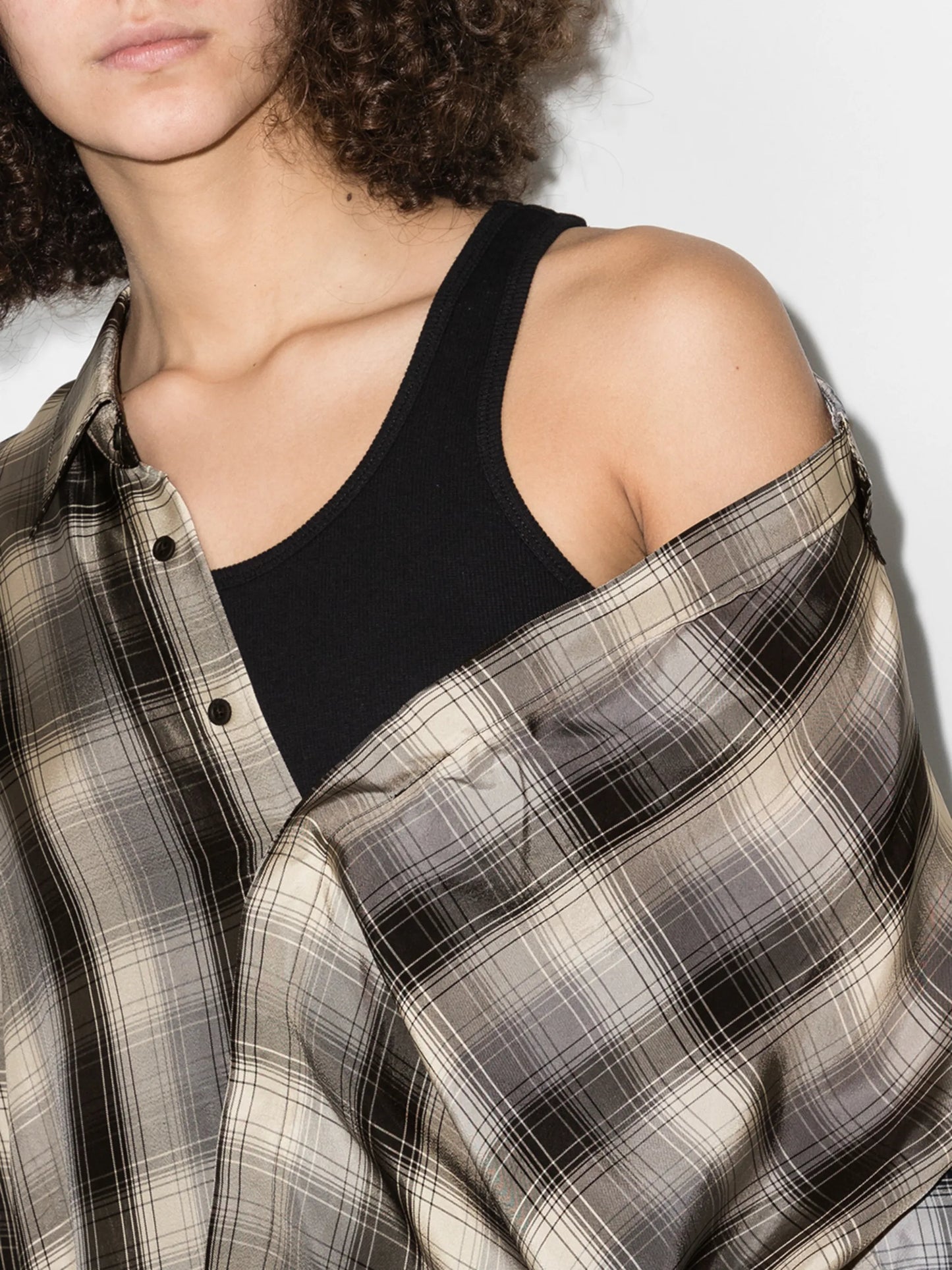 Valery asymmetric longline shirt