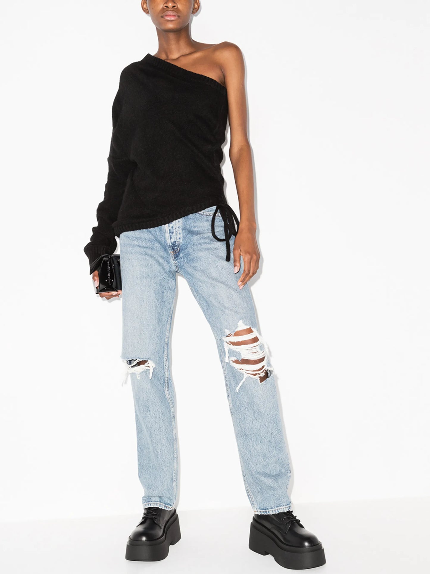 Athena one-shoulder top